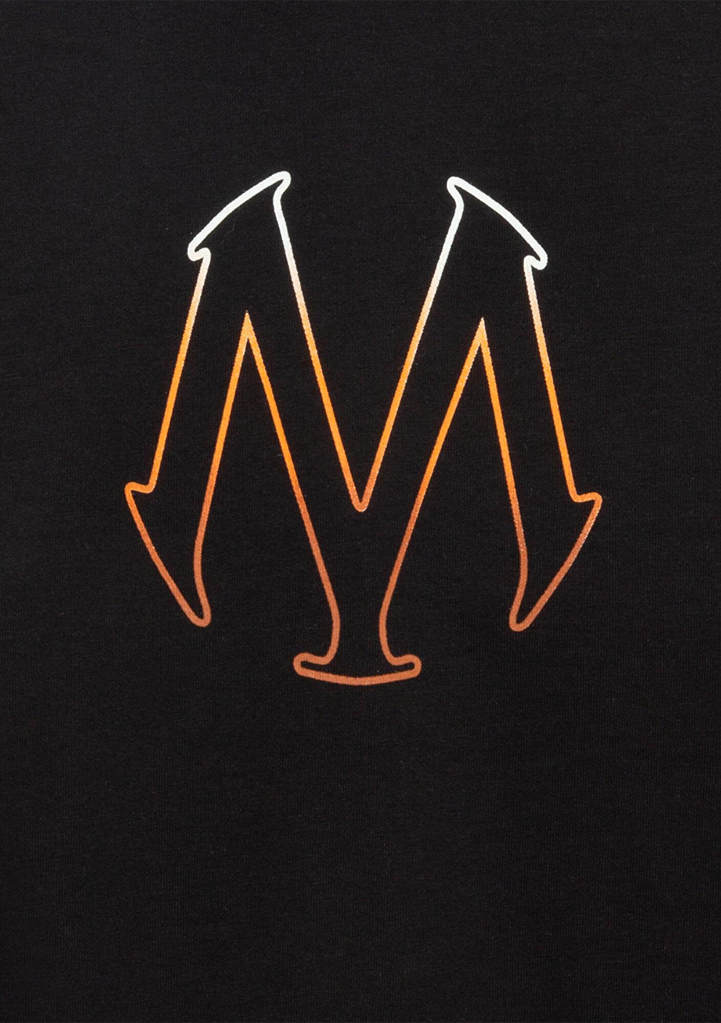 Mavi M Logo Baskılı Siyah Tişört Regular Fit / Normal Kesim 6610044-900