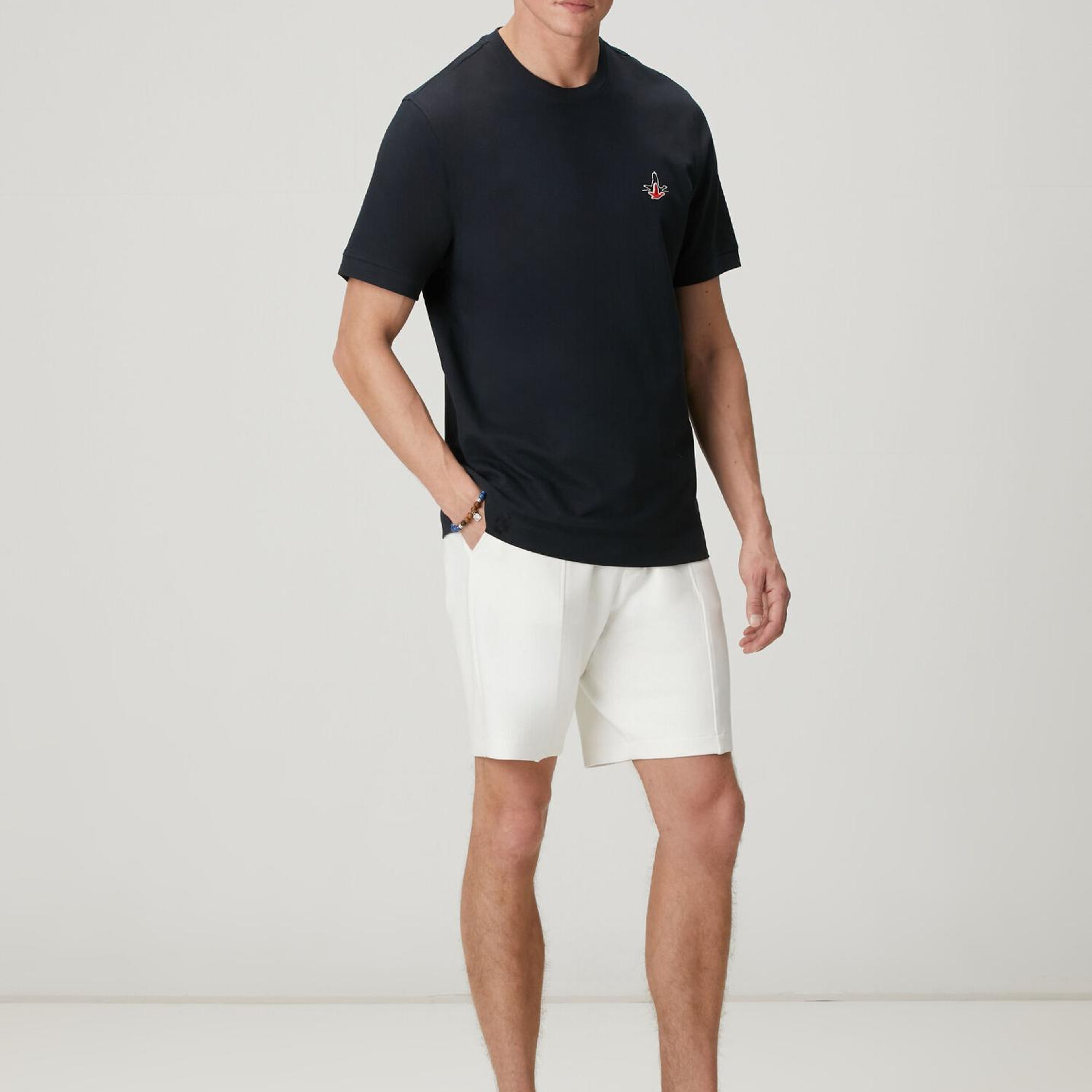 Beymen Club Erkek Lacivert Relax Fit Lycralı Pike -Tshirt
