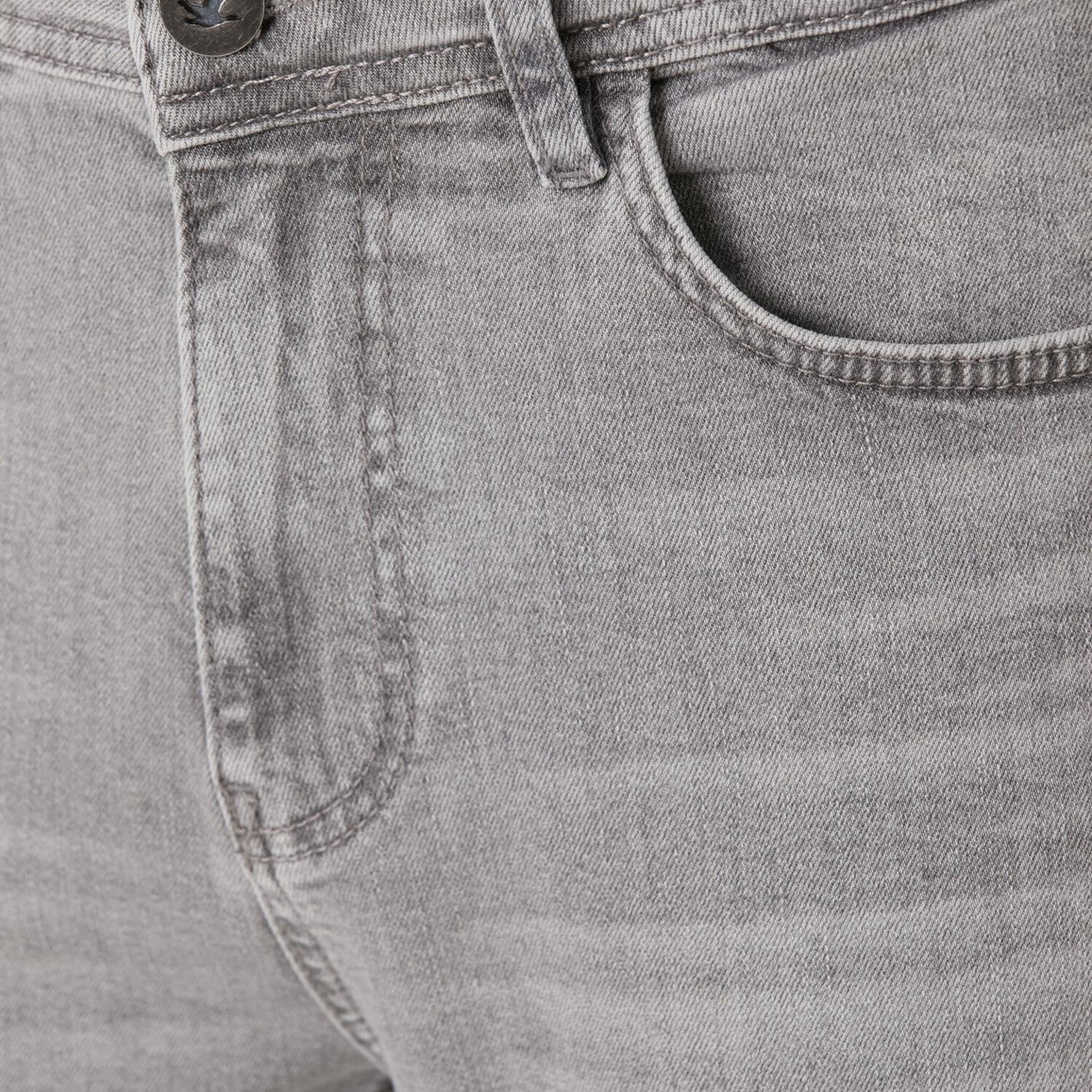Beymen Club Erkek Tapered Fit Gri Jean Pantolon