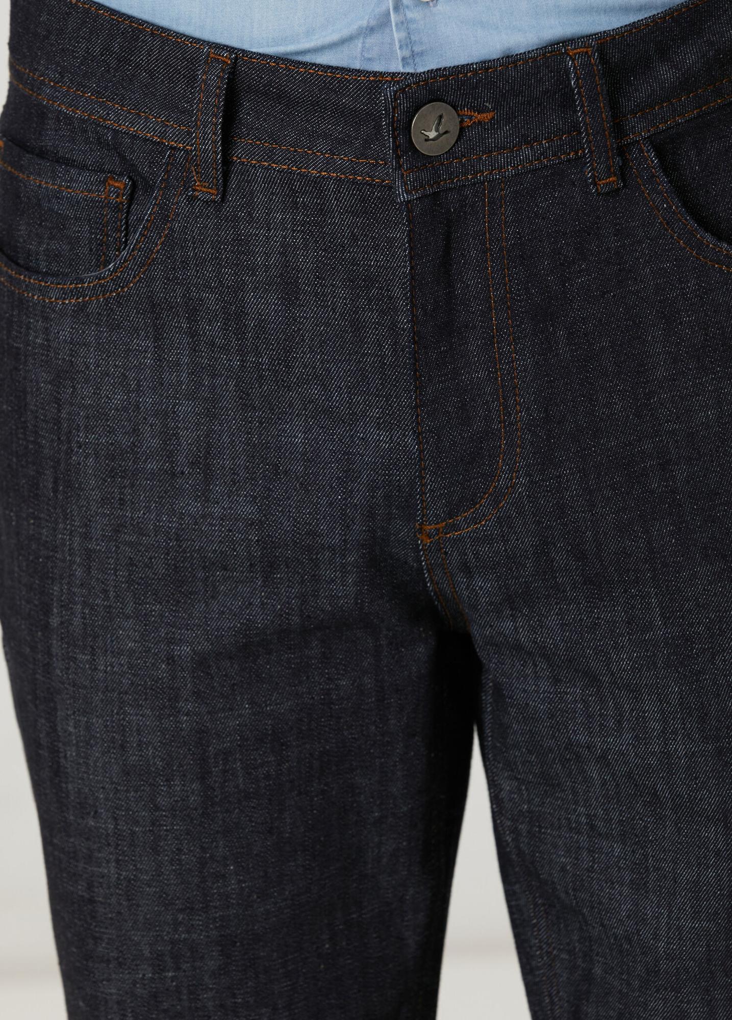 Beymen Club Erkek Raw Slim Fit Indigo Jean Pantolon
