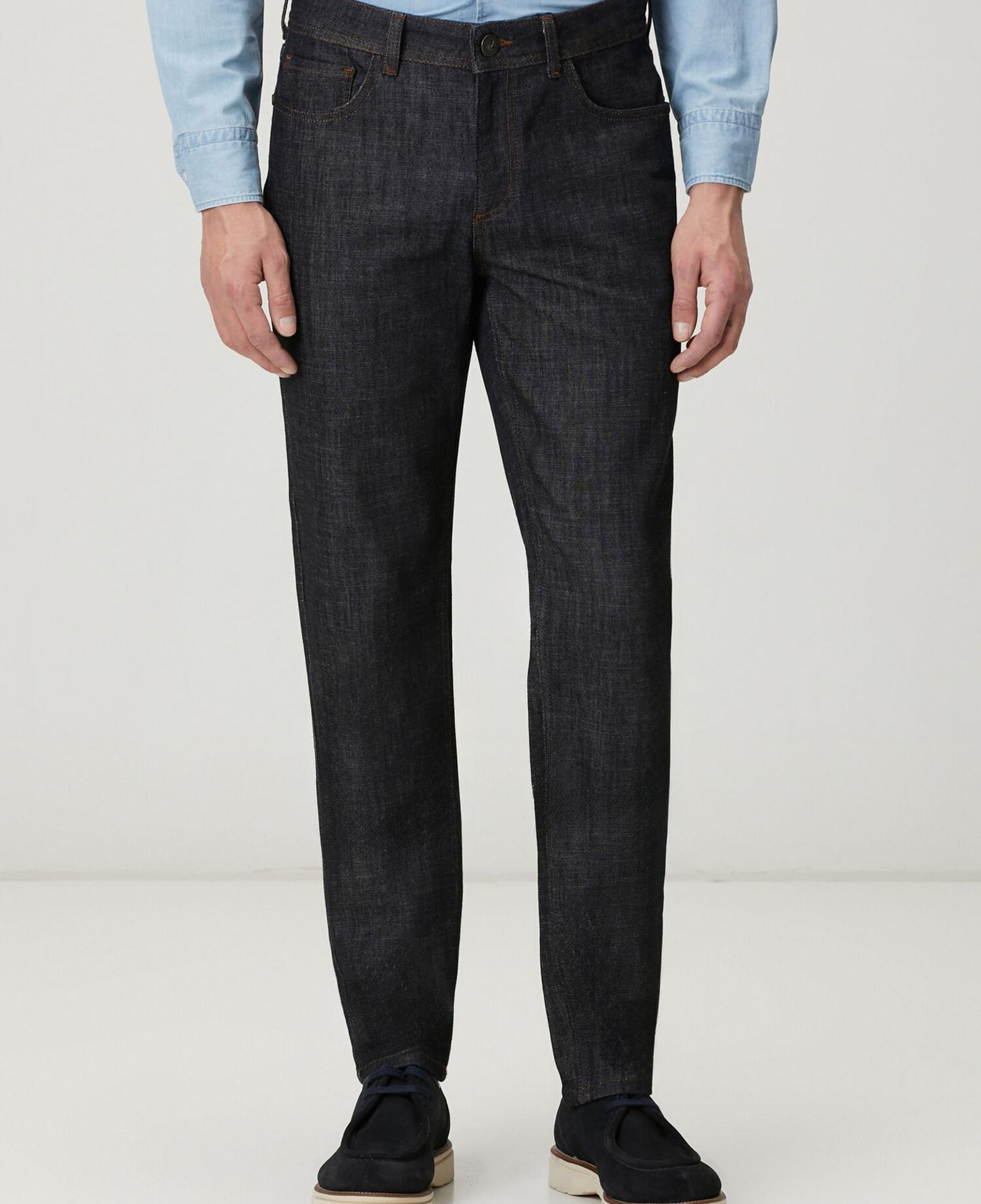 Beymen Club Erkek Raw Slim Fit Indigo Jean Pantolon