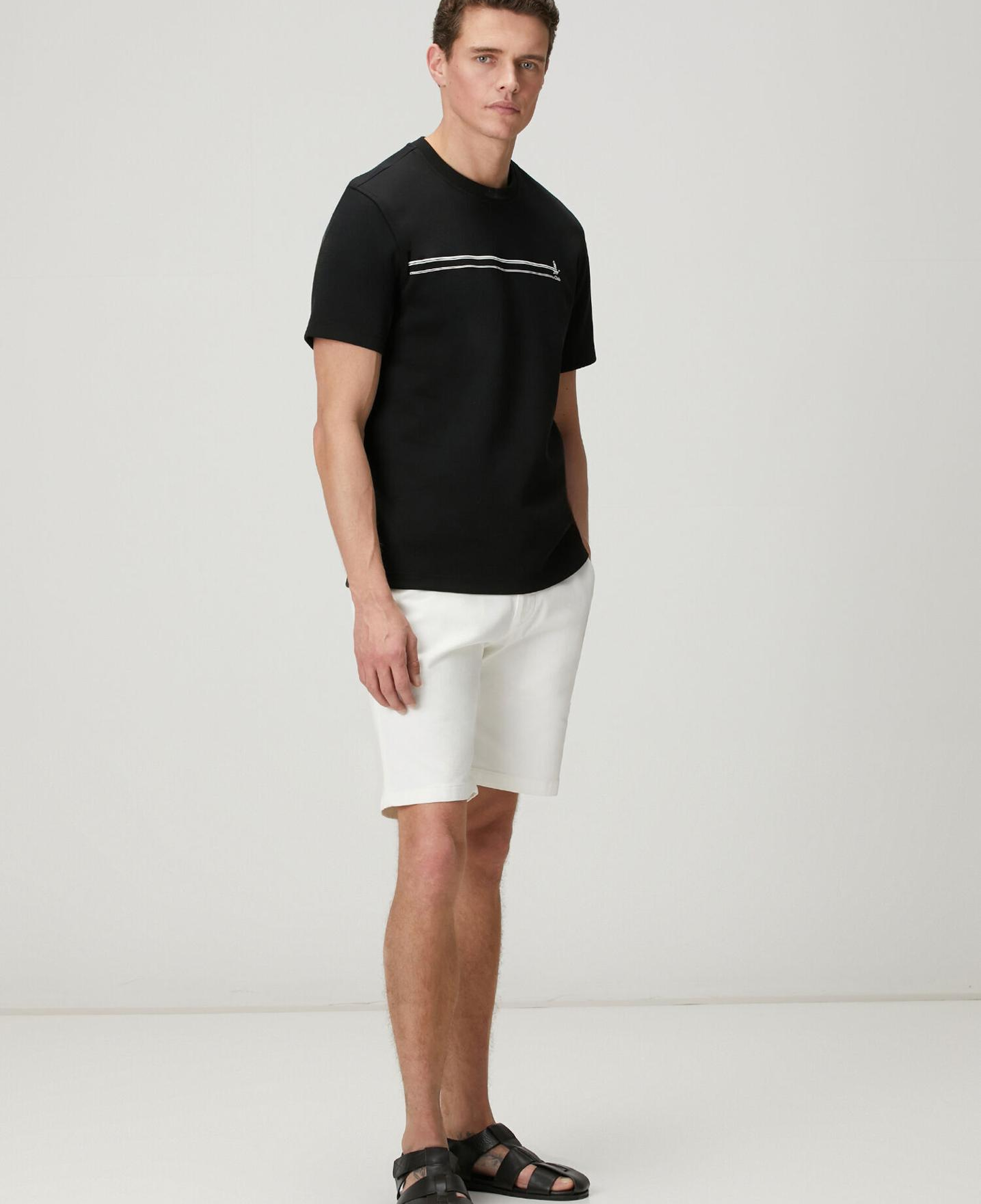 Beymen Club Erkek Siyah Şerit Logolu Pike T-shirt