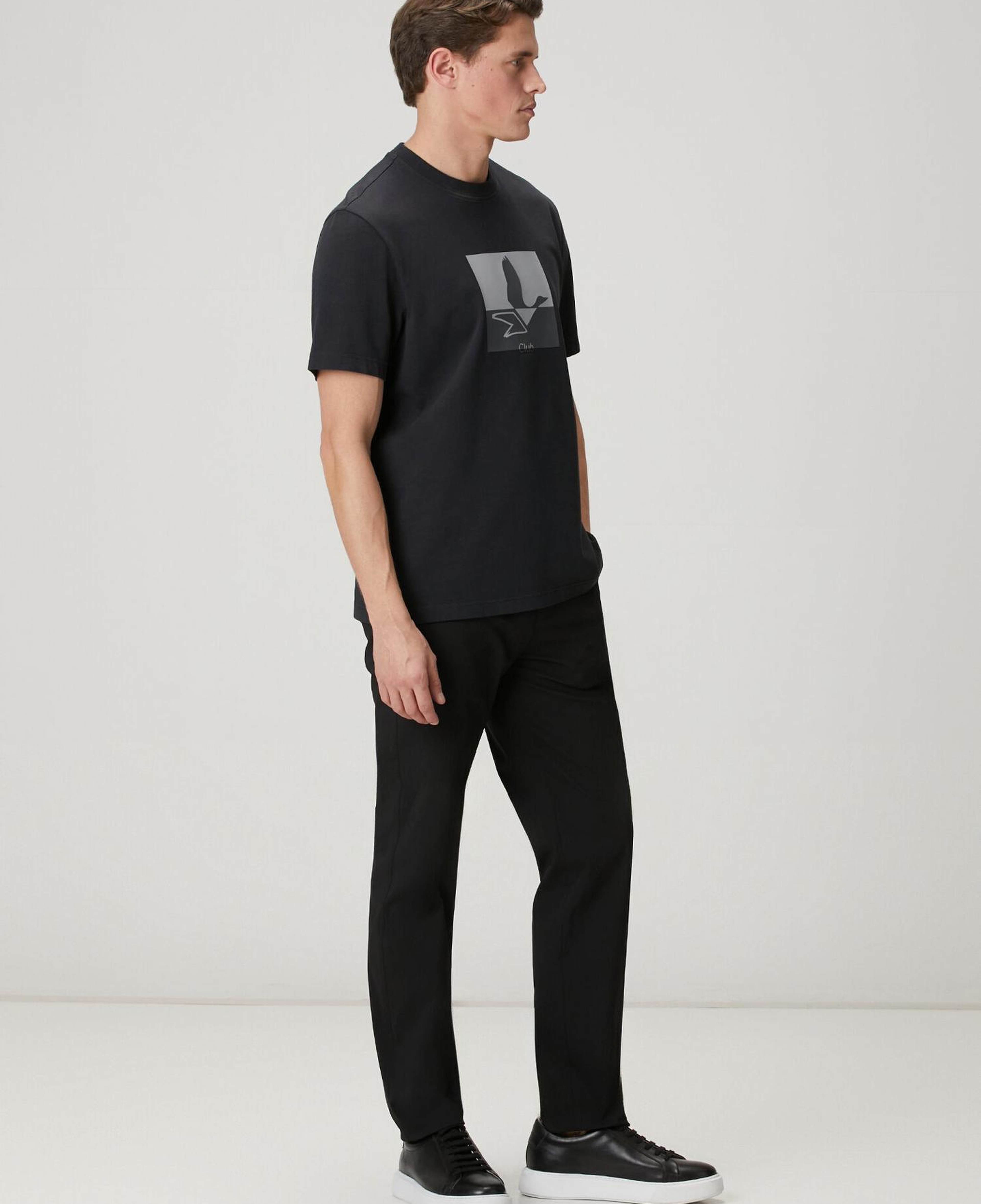 Beymen Club Erkek Siyah Logolu Suprem Oversize T-shirt