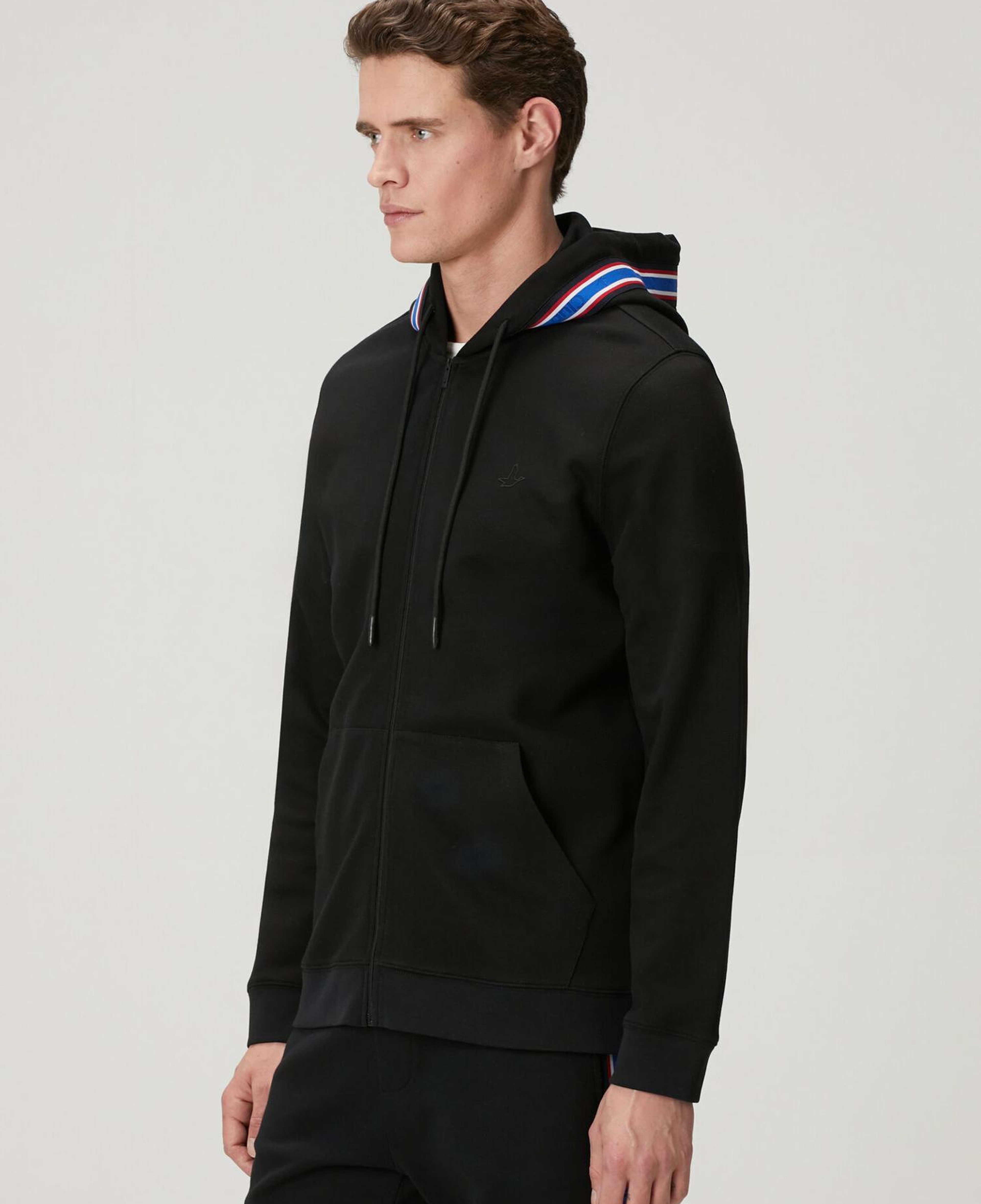 Beymen Club Erkek Siyah Kapüşonlu Sweatshirt