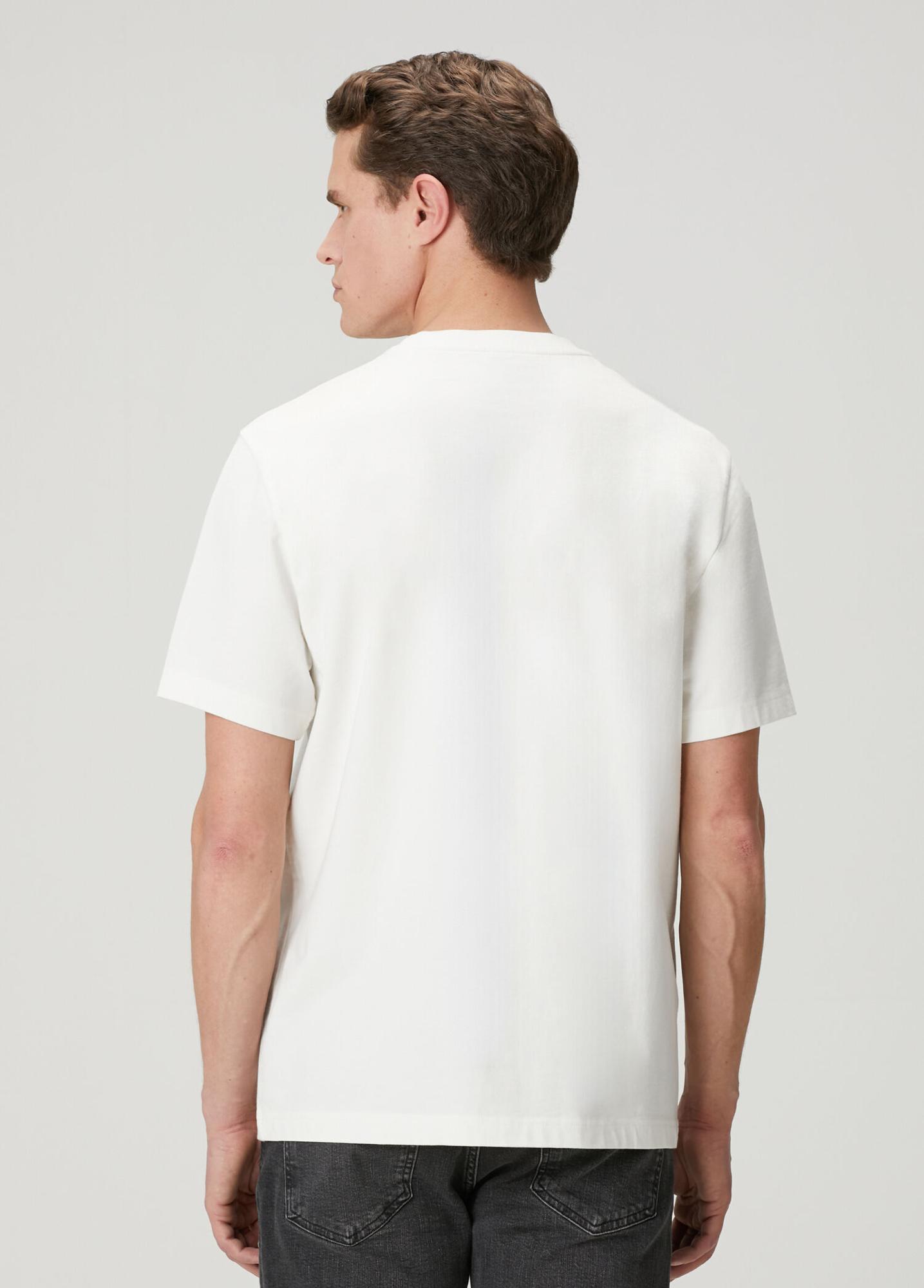 Beymen Club Erkek Relax Fit Clubby Beyaz T-shirt