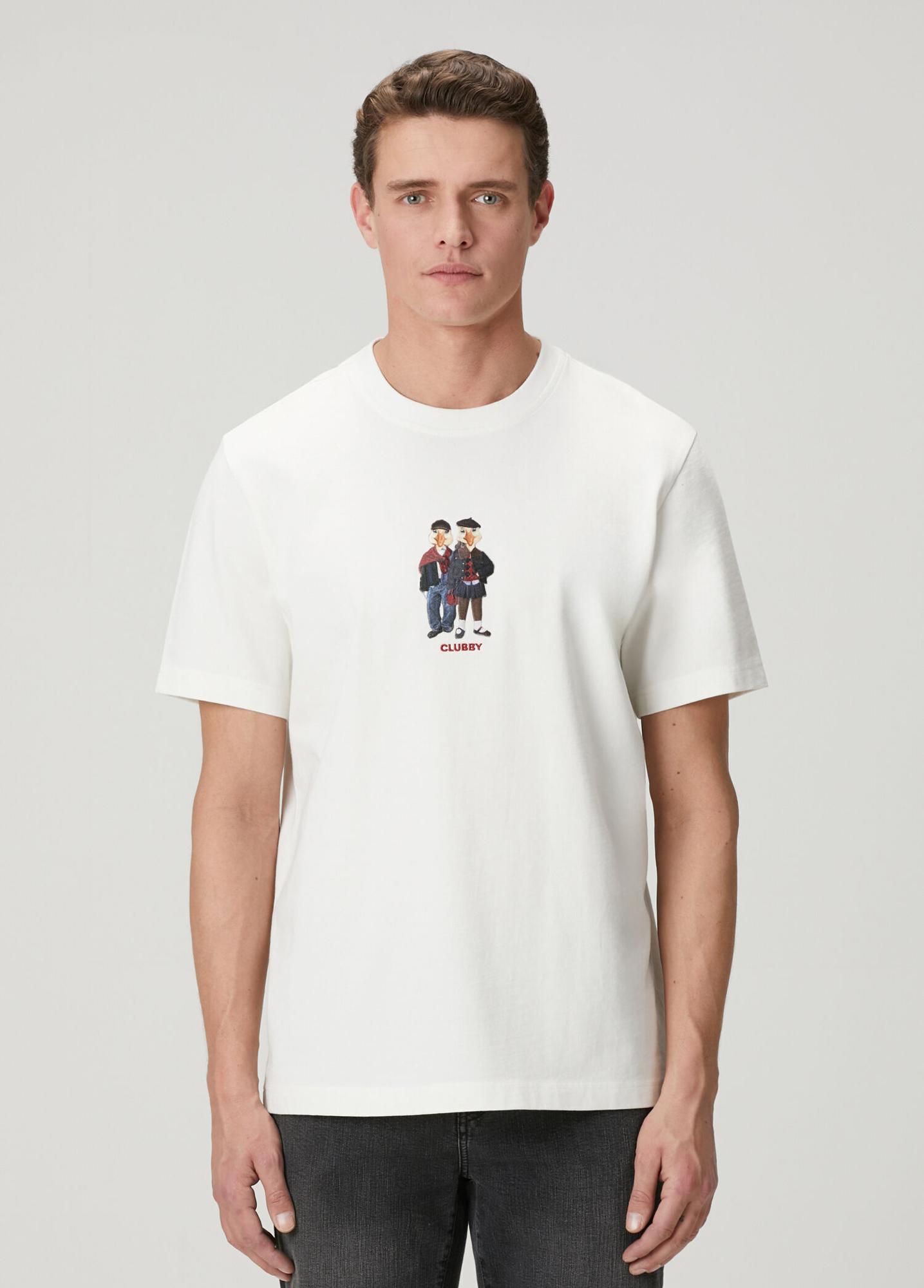 Beymen Club Erkek Relax Fit Clubby Beyaz T-shirt