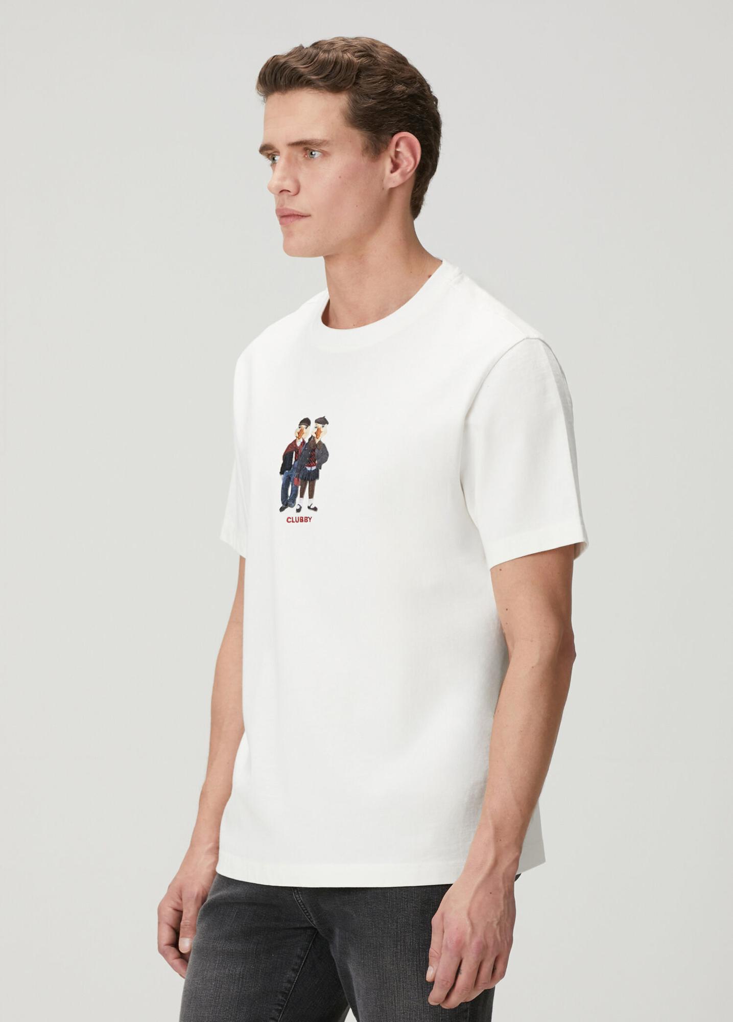 Beymen Club Erkek Relax Fit Clubby Beyaz T-shirt
