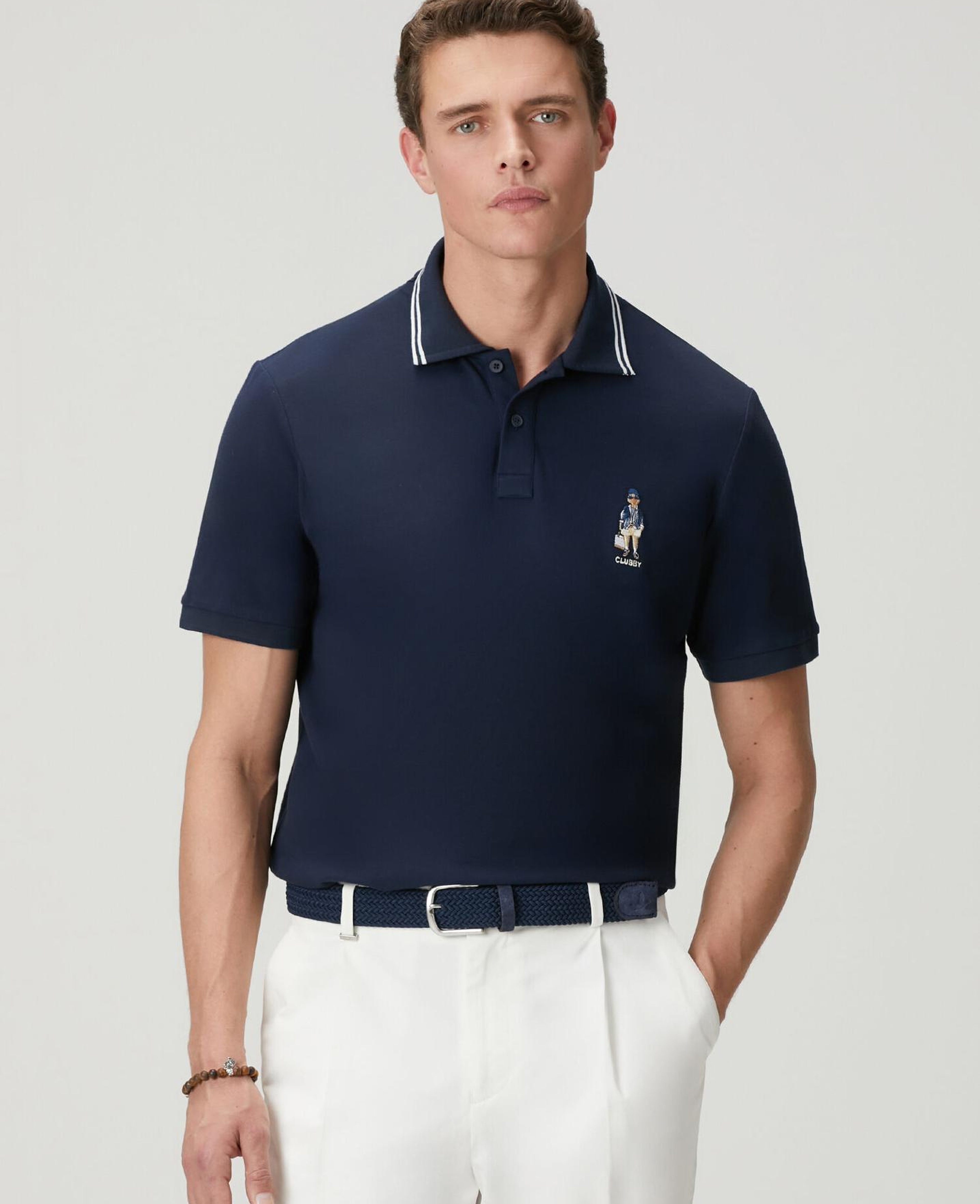 Beymen Club Erkek Koyu Lacivert Comfort Fit Pike Polo T-shirt