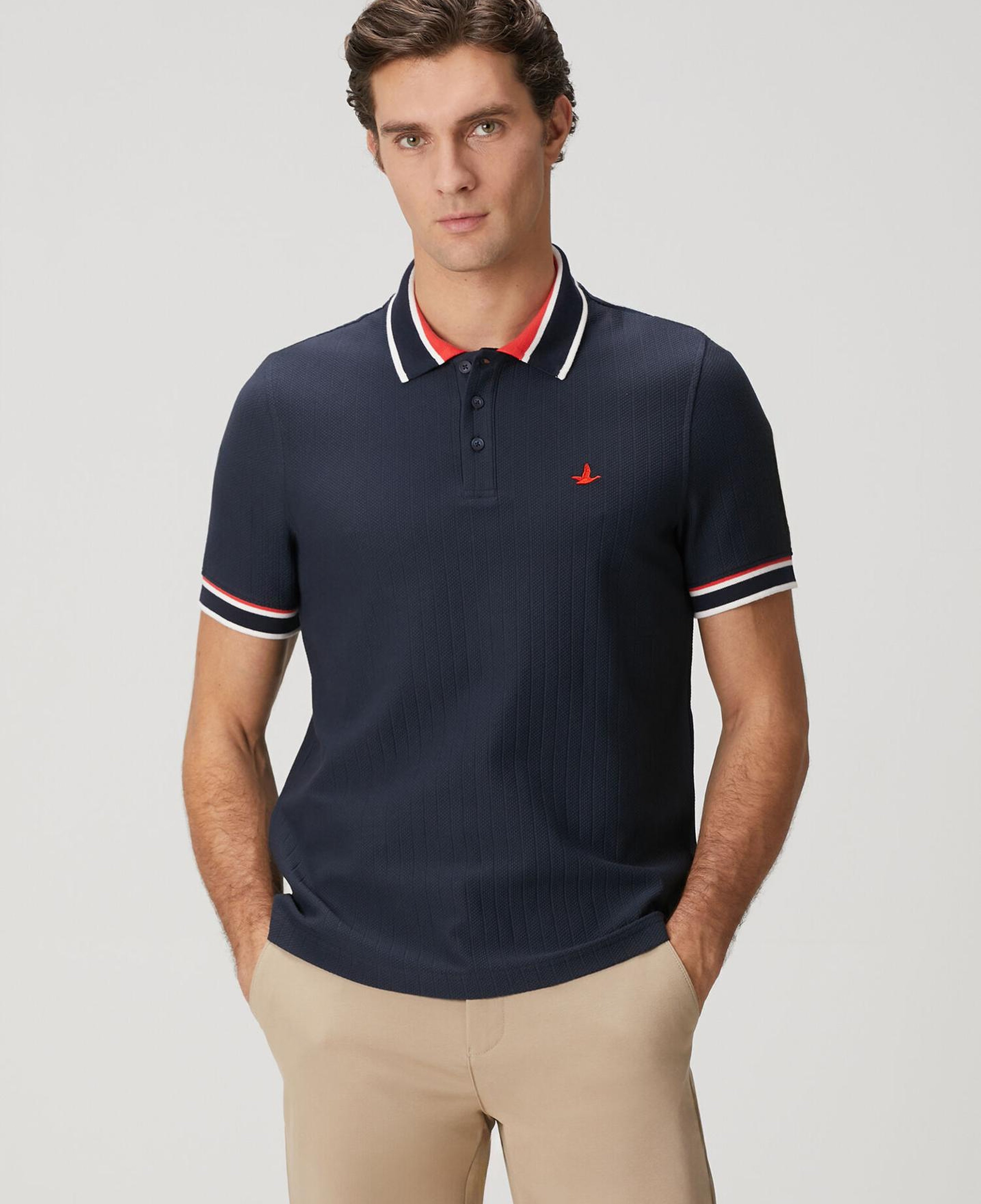 Beymen Club Erkek Comfort Fit Lacivert Polo Yaka T-shirt