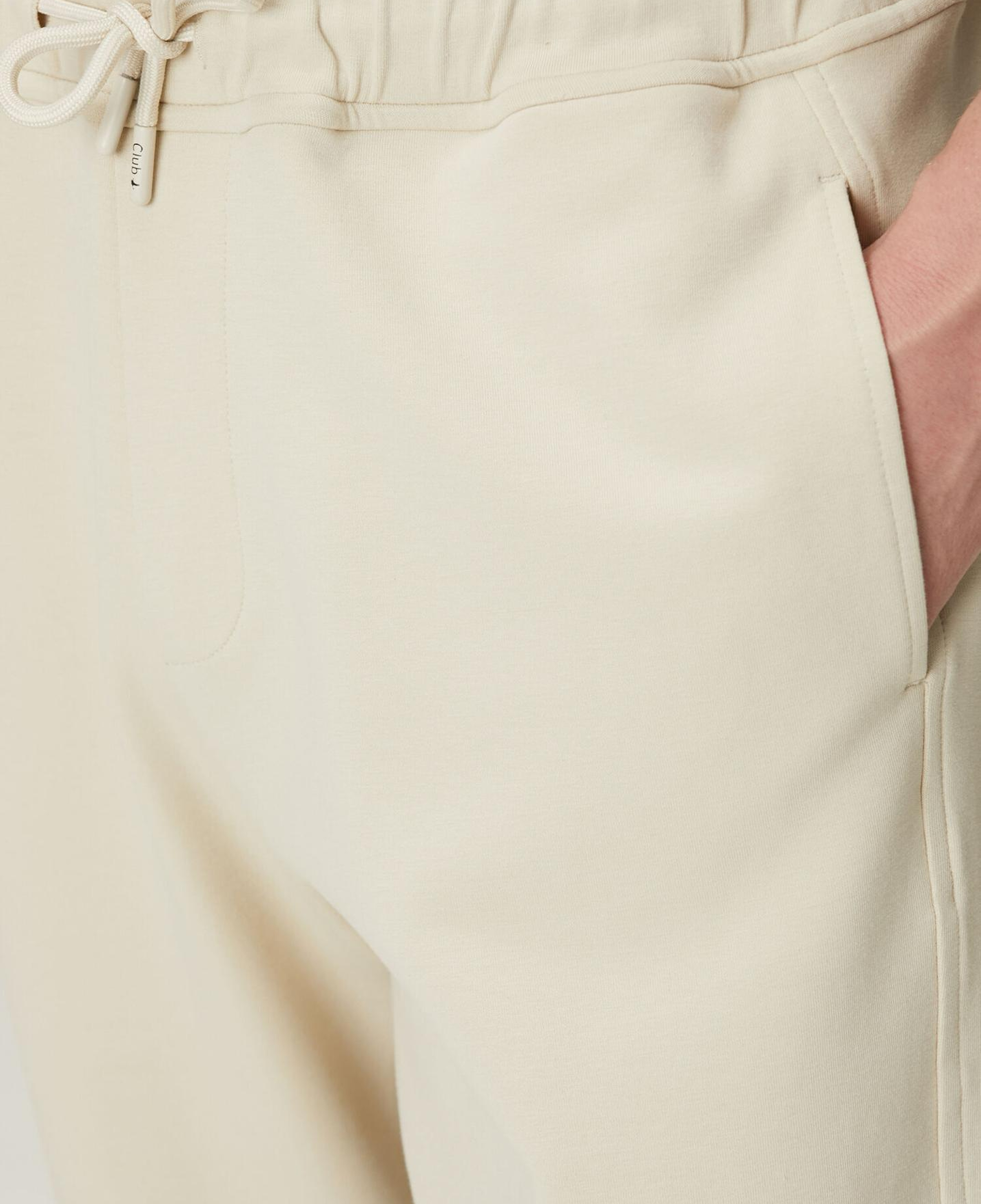 Beymen Club Erkek Bej Beli Kordonlu Jogger Eşofman Altı