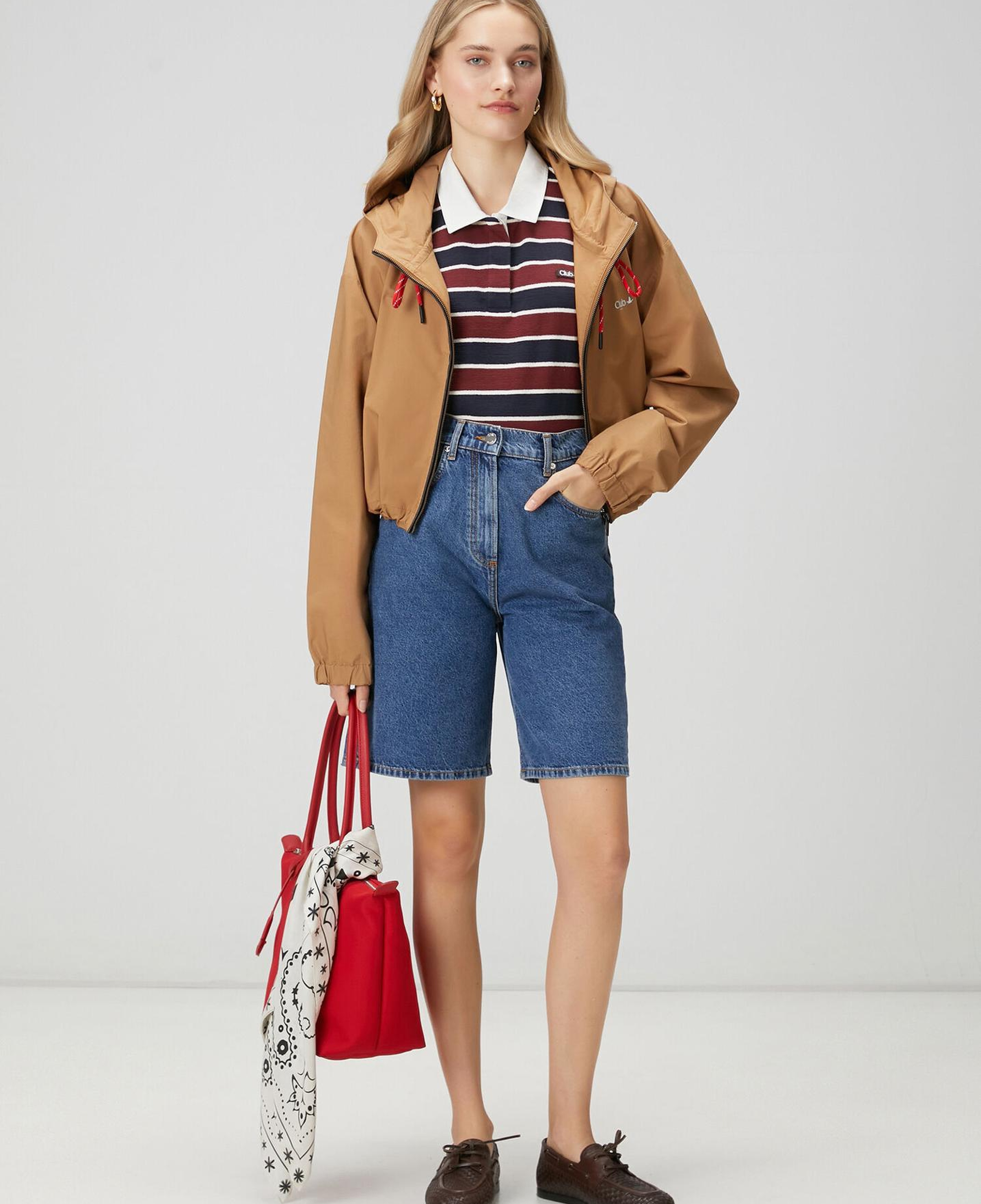 Beymen Club Kadın Mavi Denim Bermuda
