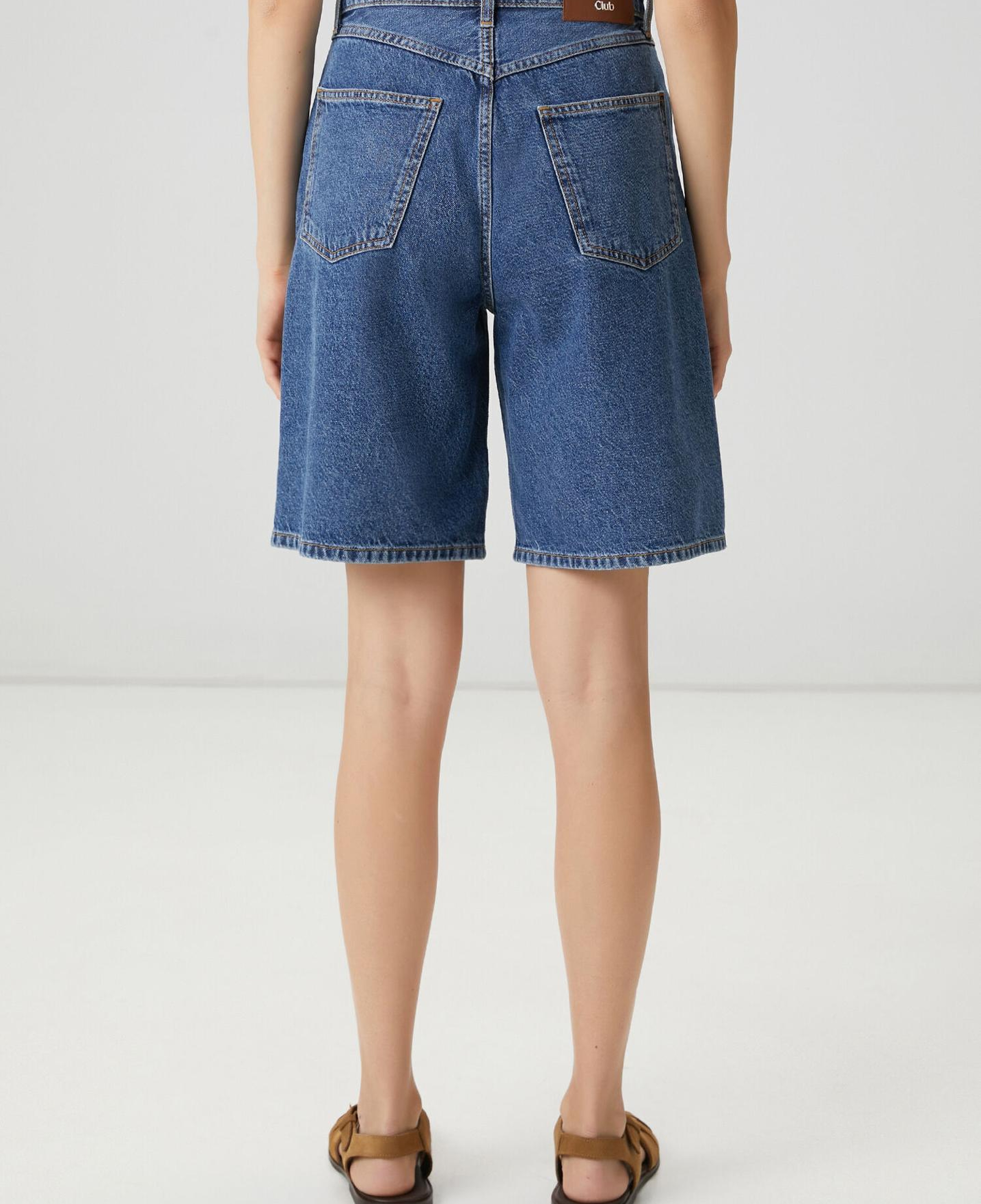Beymen Club Kadın Mavi Denim Bermuda