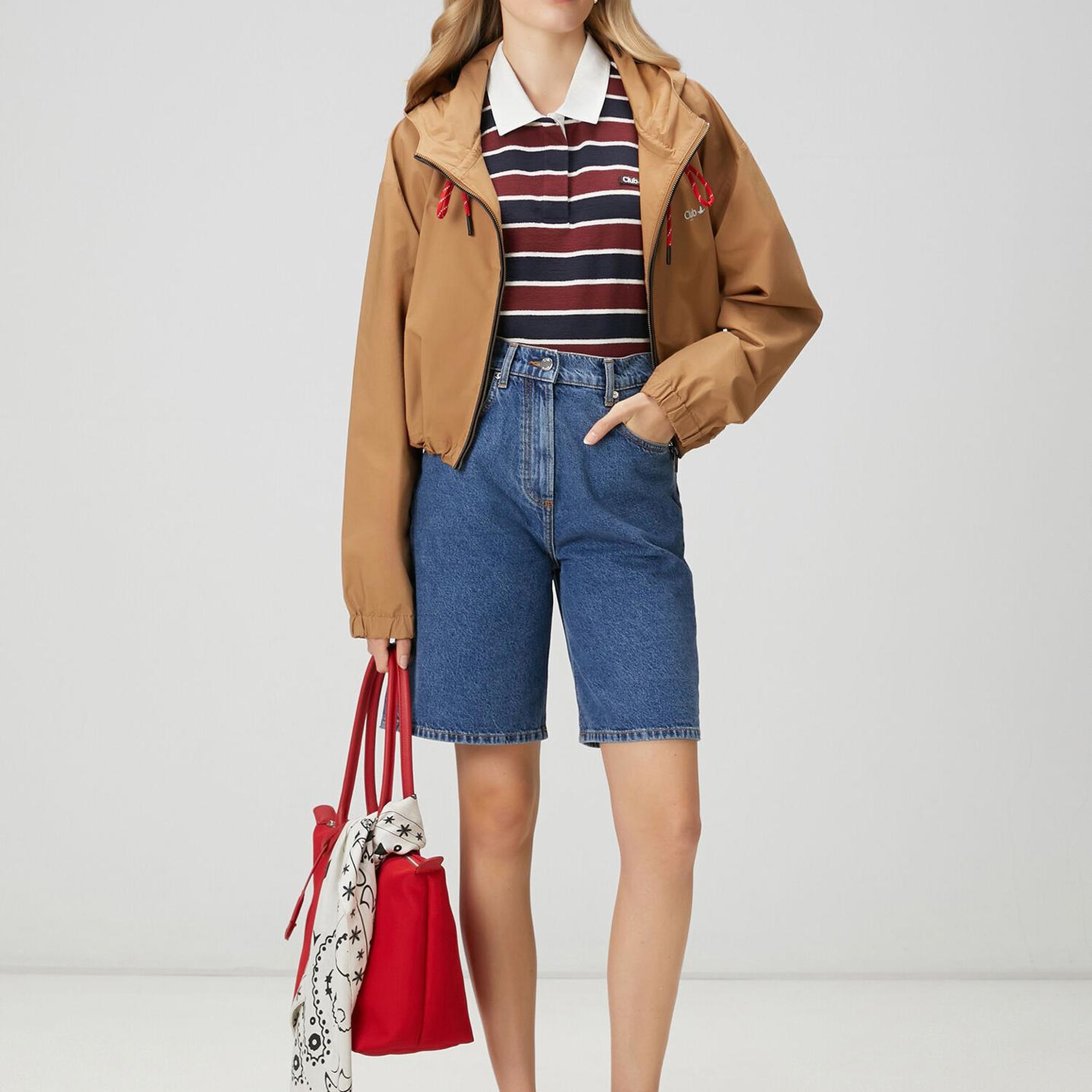 Beymen Club Kadın Mavi Denim Bermuda