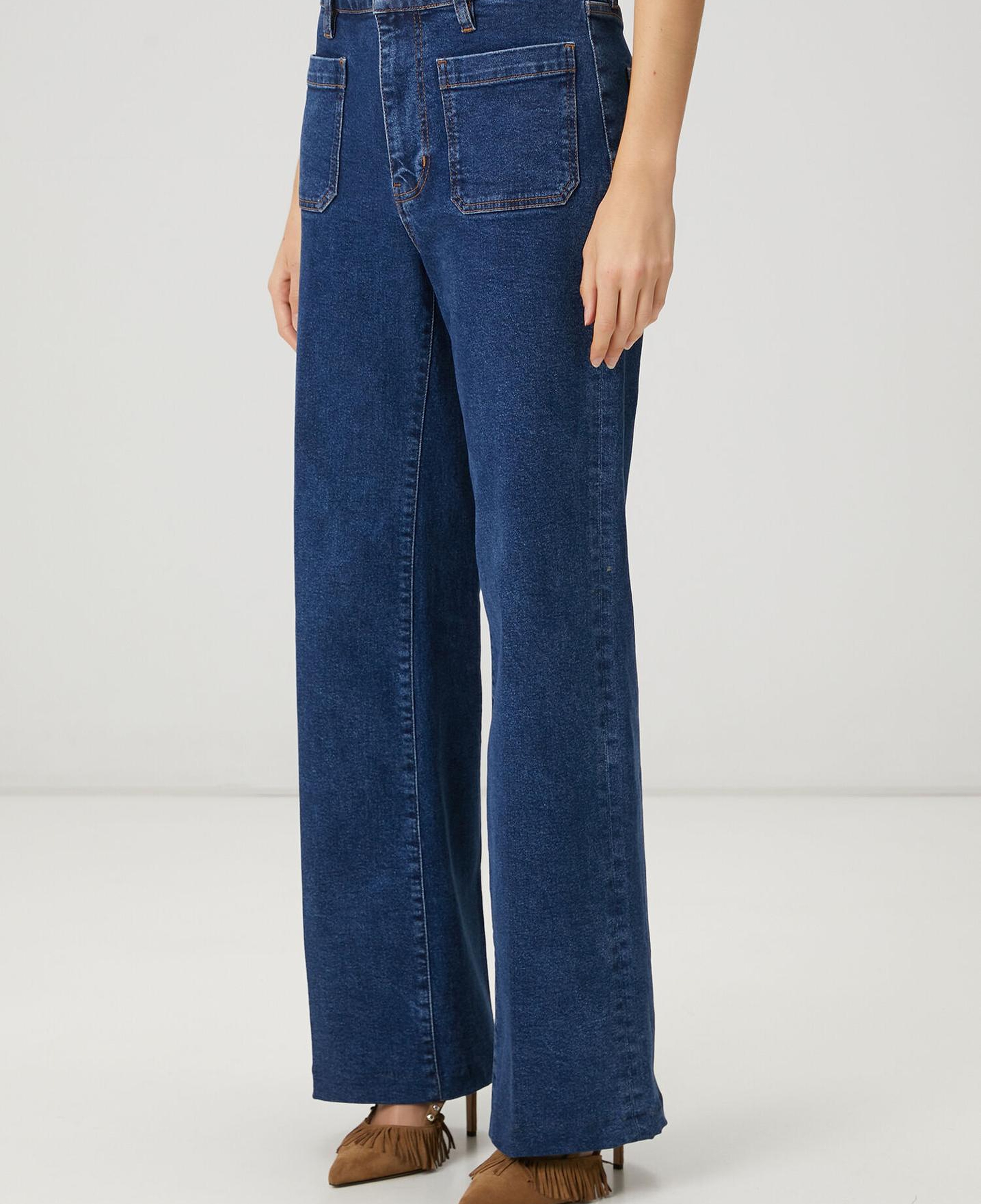 Beymen Club Kadın Indigo Flared Jean Pantolon