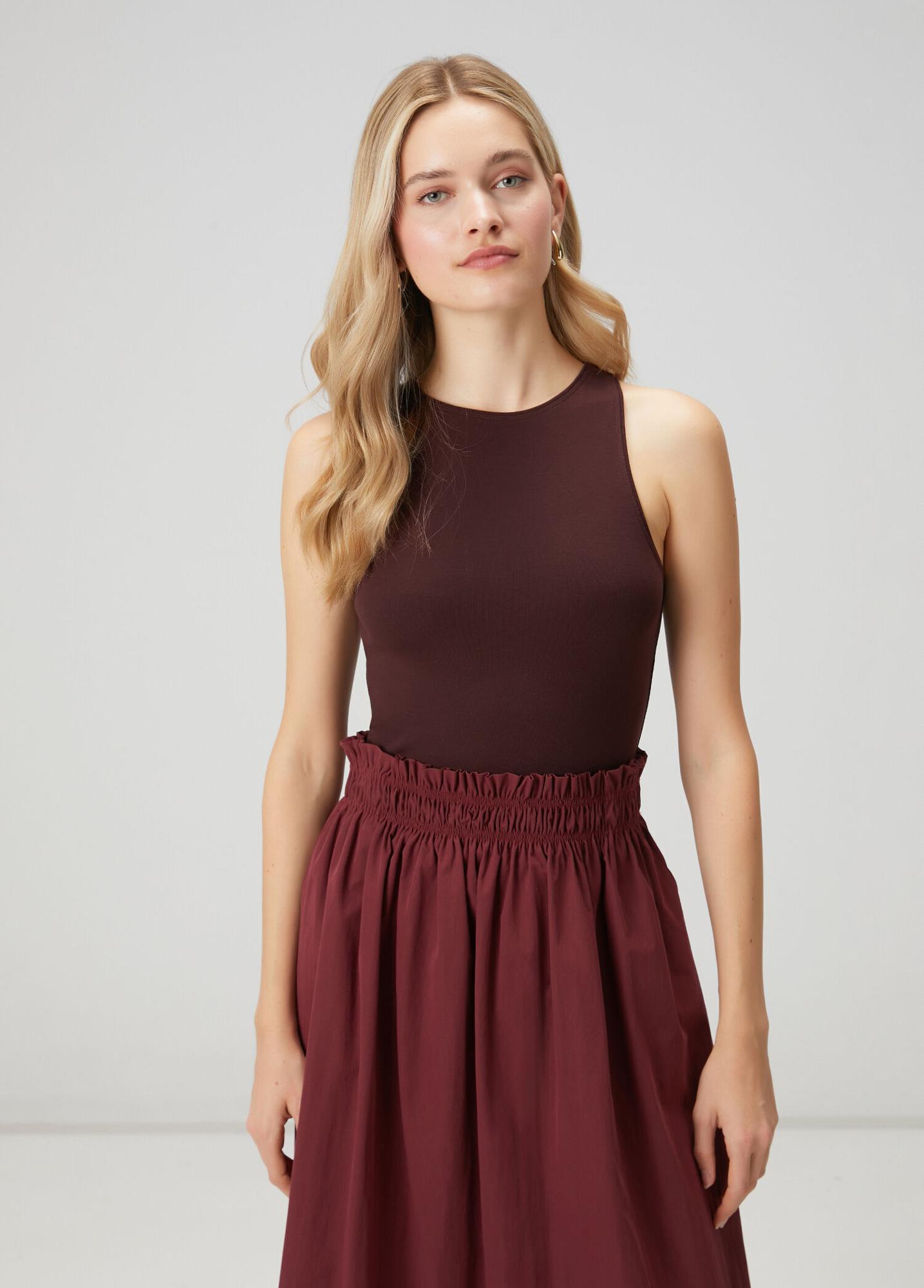 Beymen Club Kadın Mürdüm Racerback Basic Atlet