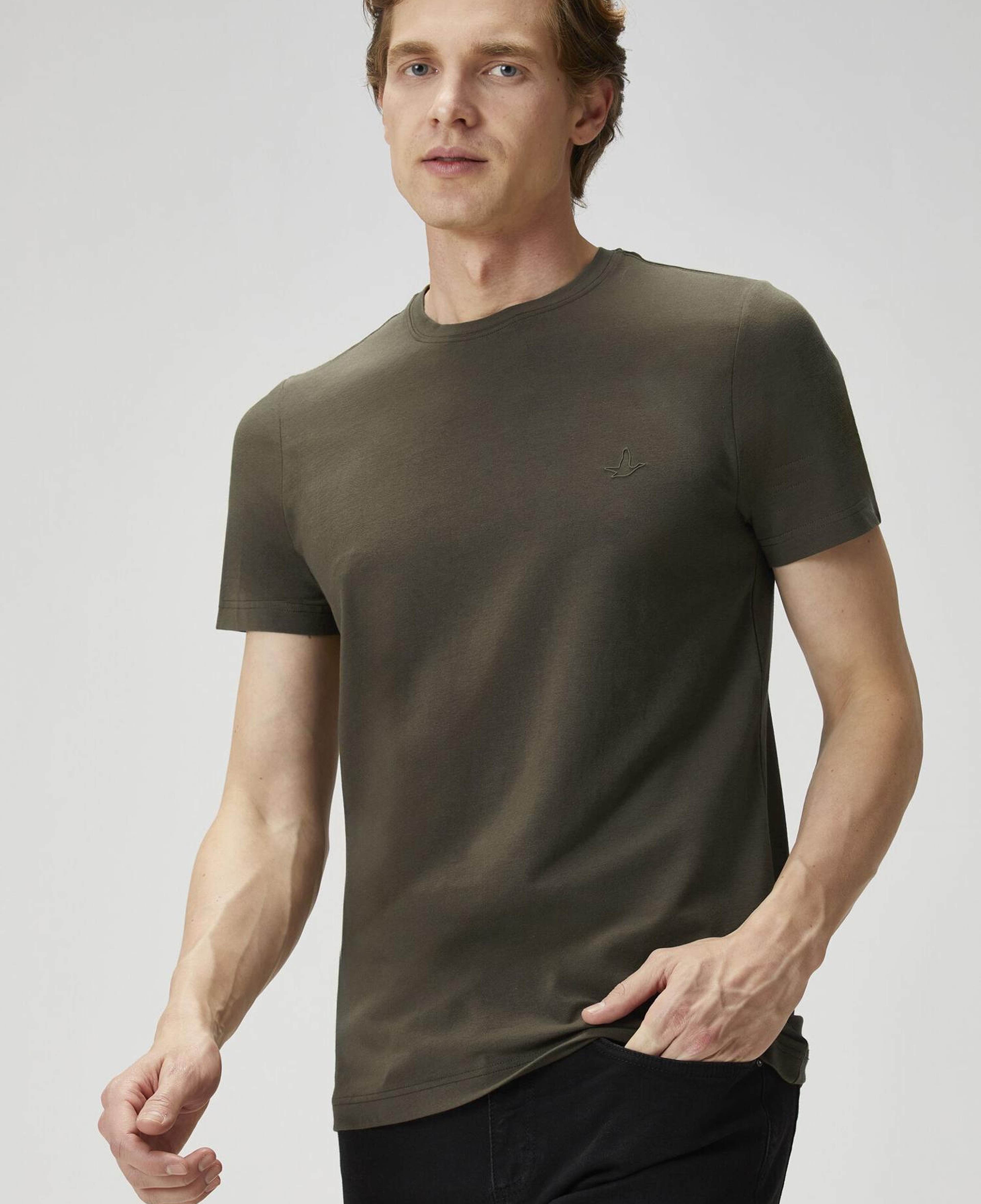 Beymen Club Erkek Regular Fit Haki T-shirt