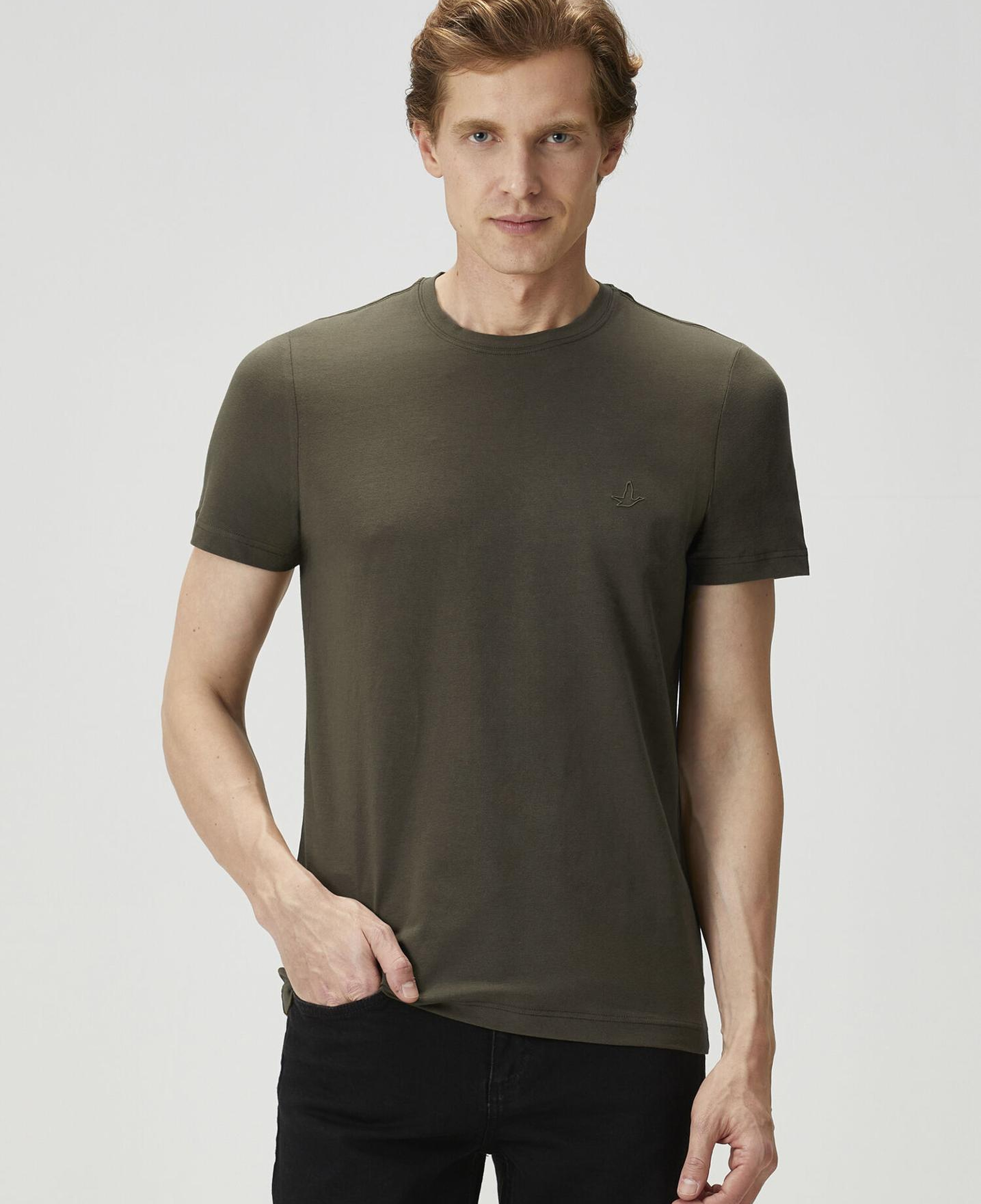 Beymen Club Erkek Regular Fit Haki T-shirt