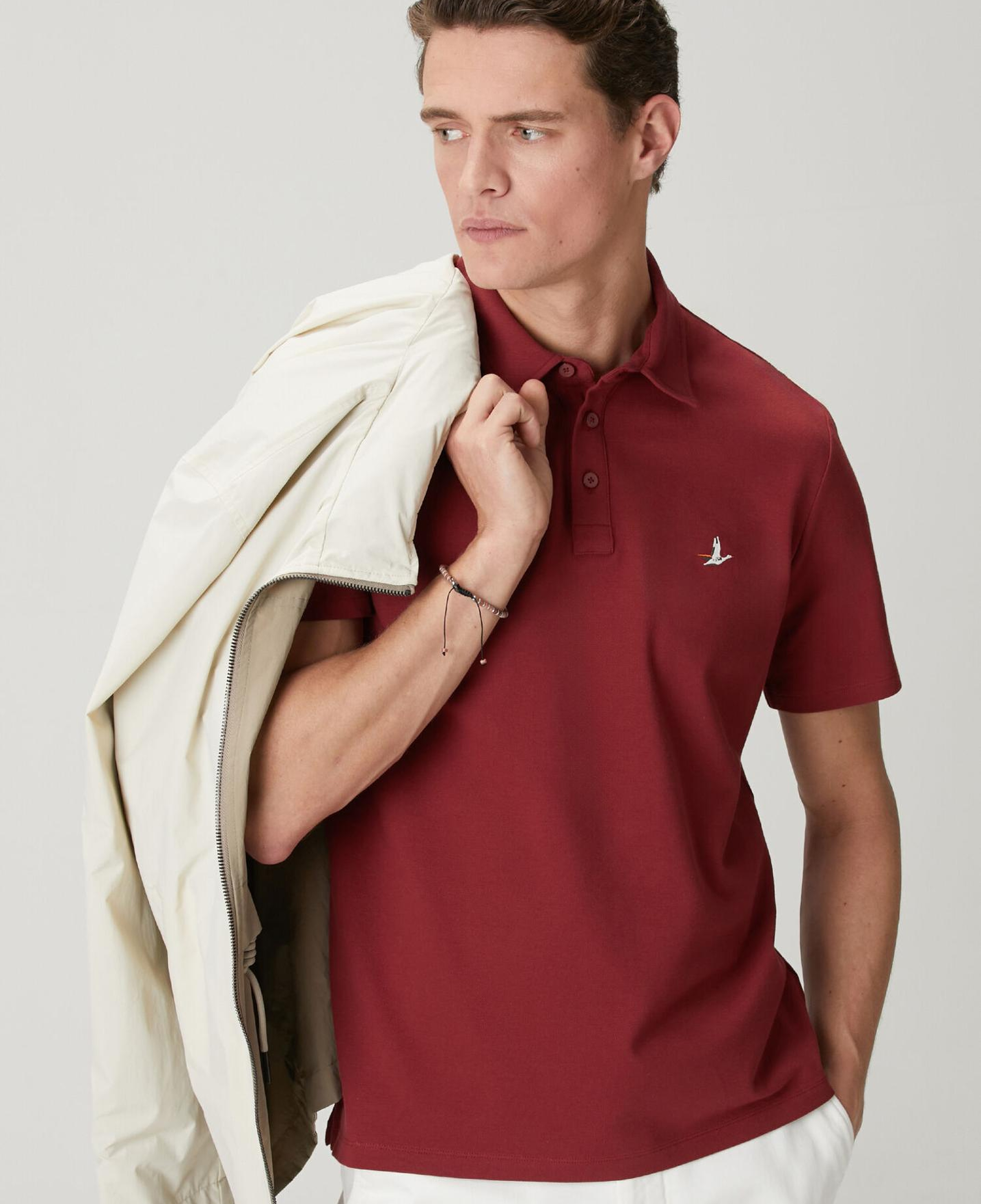 Beymen Club Erkek Comfort Fit Bordo Polo Yaka T-shirt