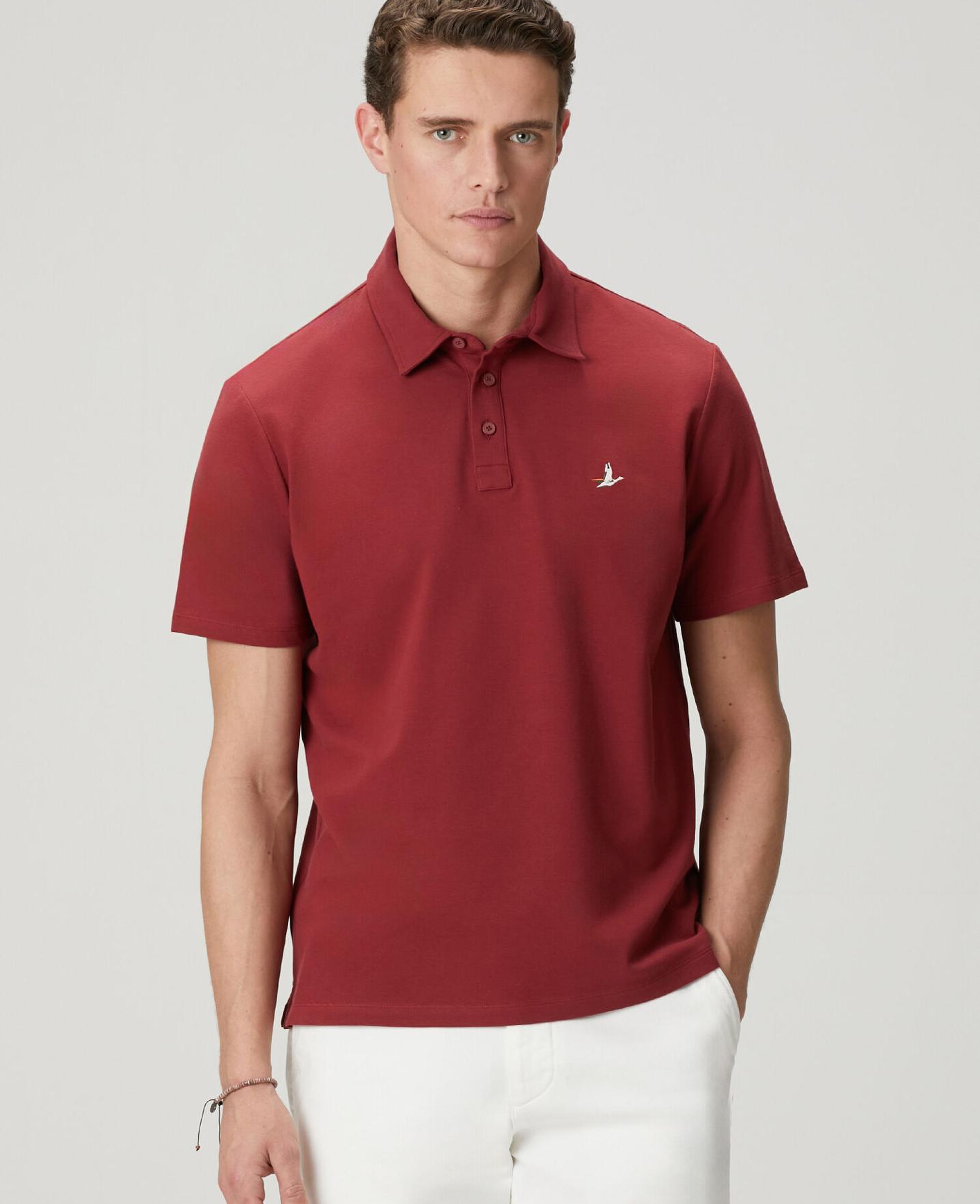 Beymen Club Erkek Comfort Fit Bordo Polo Yaka T-shirt