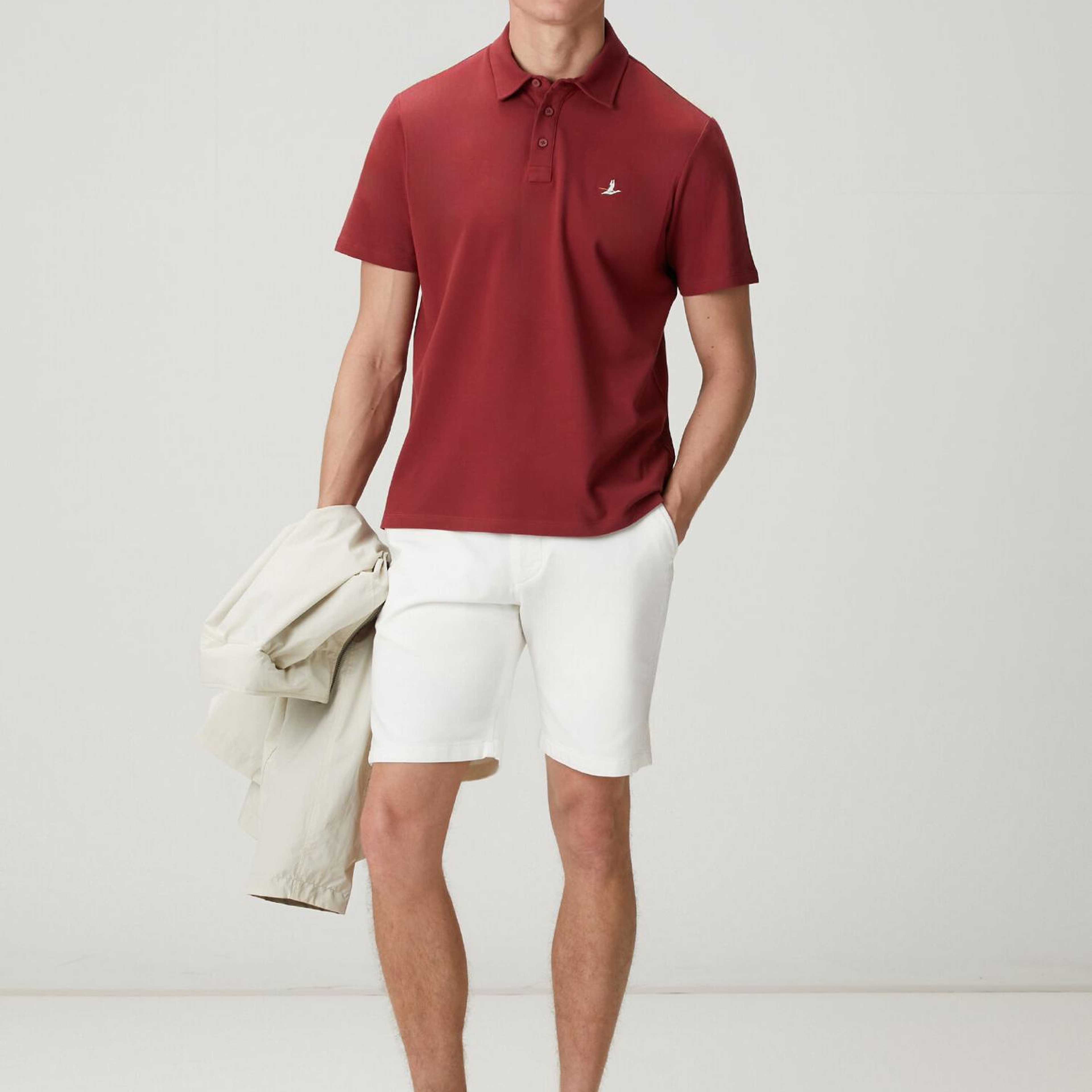 Beymen Club Erkek Comfort Fit Bordo Polo Yaka T-shirt