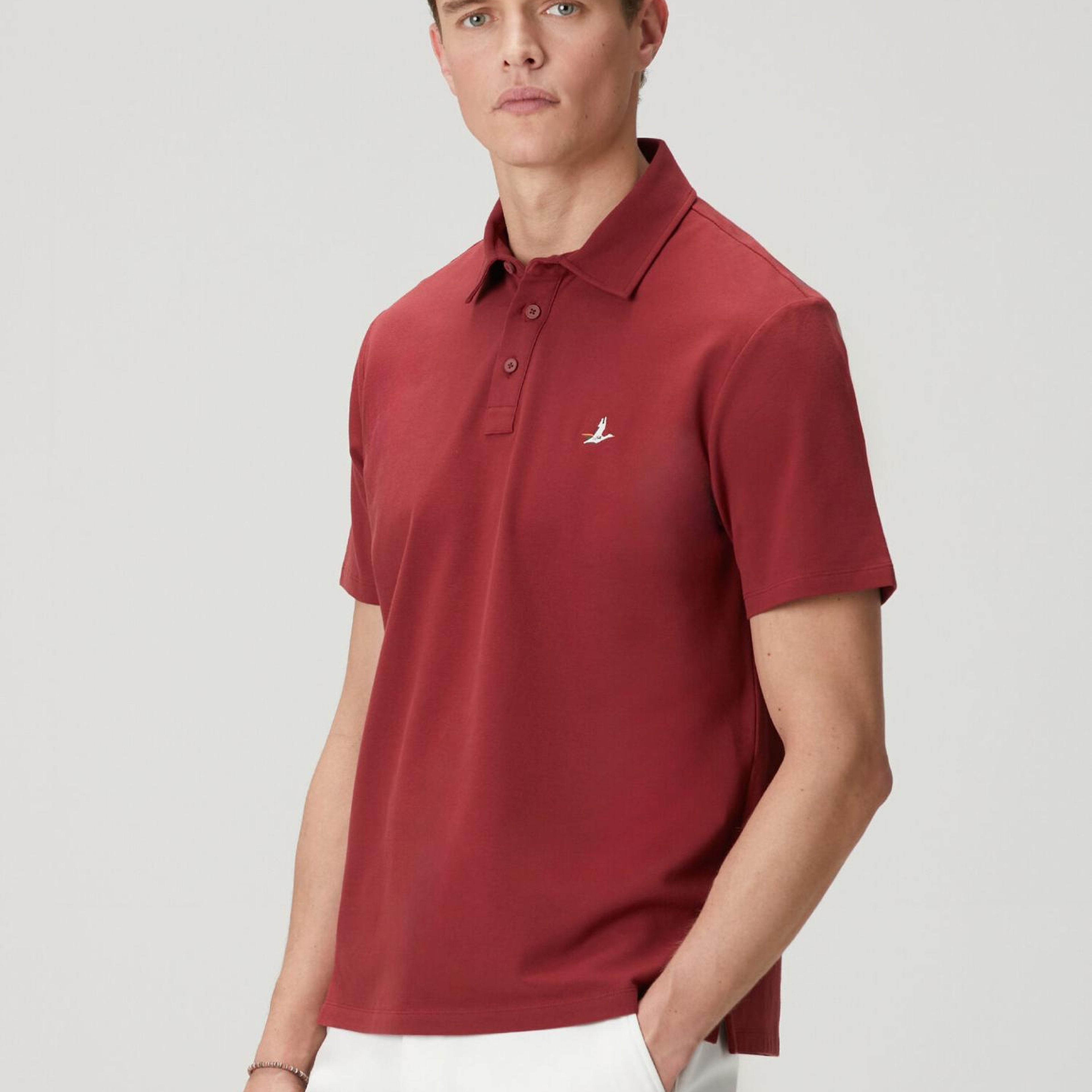 Beymen Club Erkek Comfort Fit Bordo Polo Yaka T-shirt