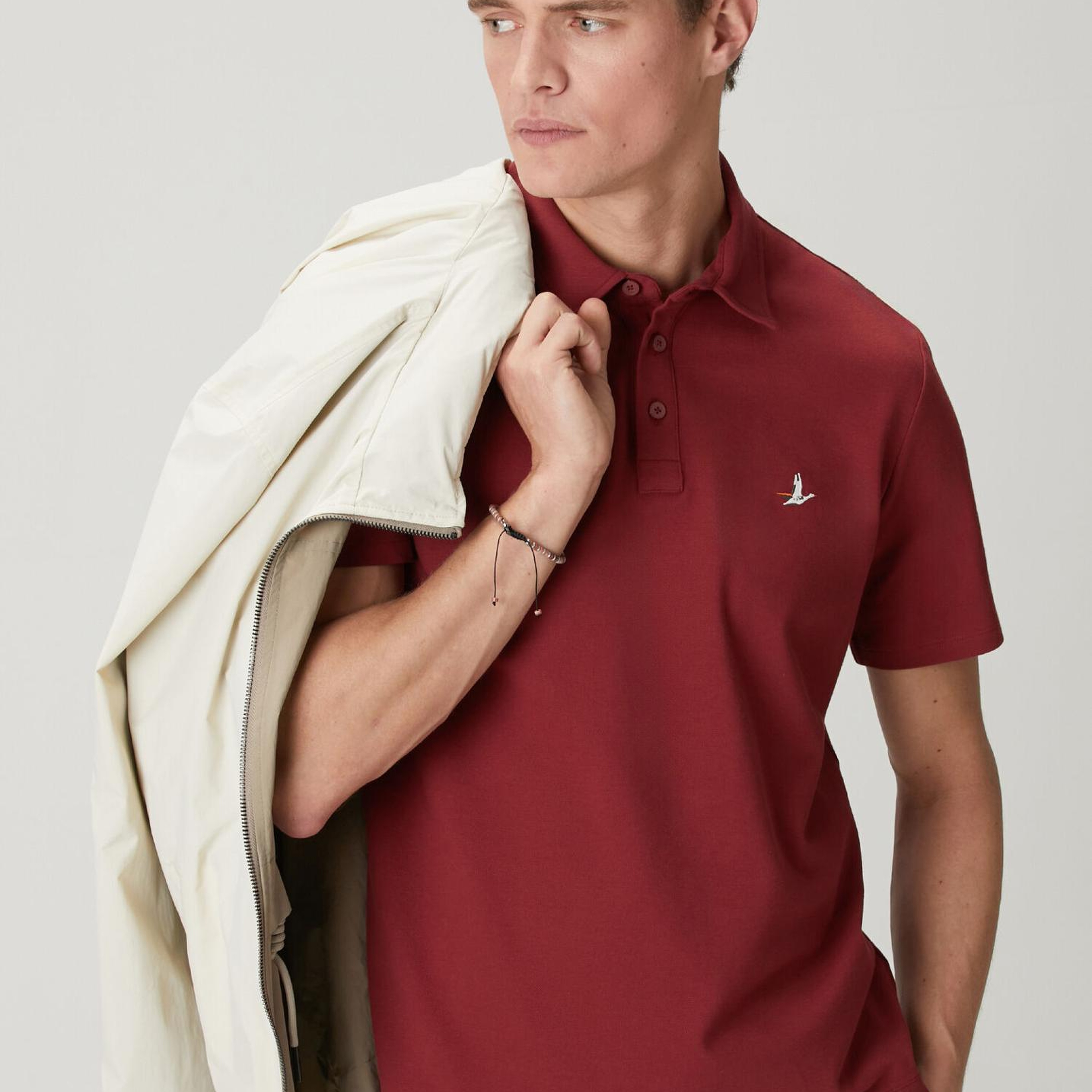 Beymen Club Erkek Comfort Fit Bordo Polo Yaka T-shirt