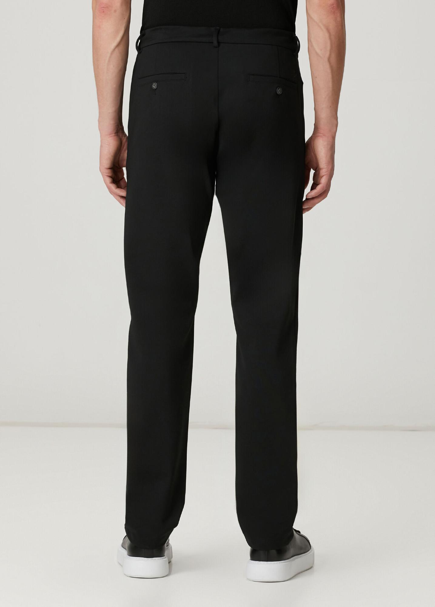 Beymen Club Erkek Siyah Beli Kordonlu Chino Pantolon