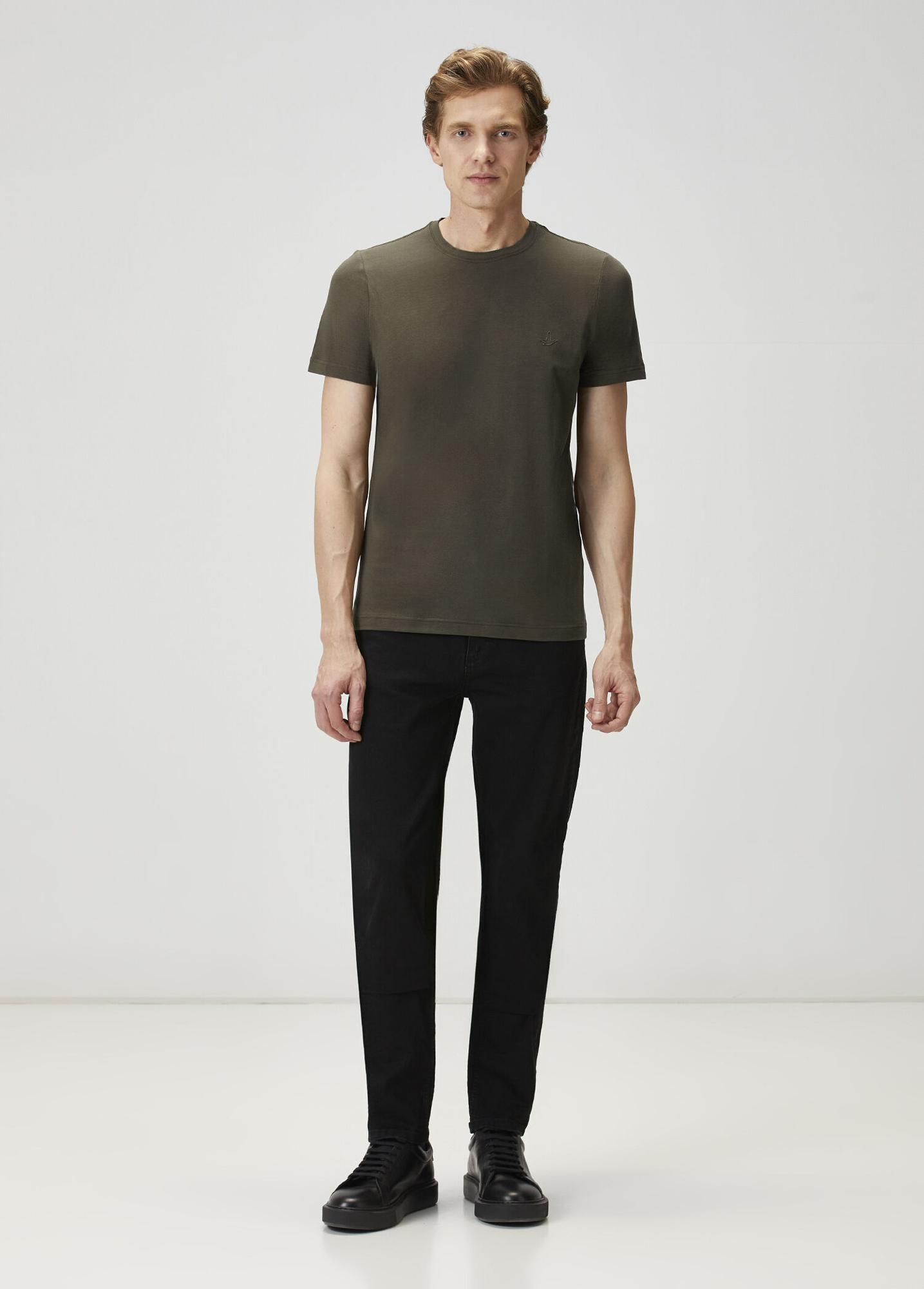 Beymen Club Erkek Regular Fit Haki T-shirt
