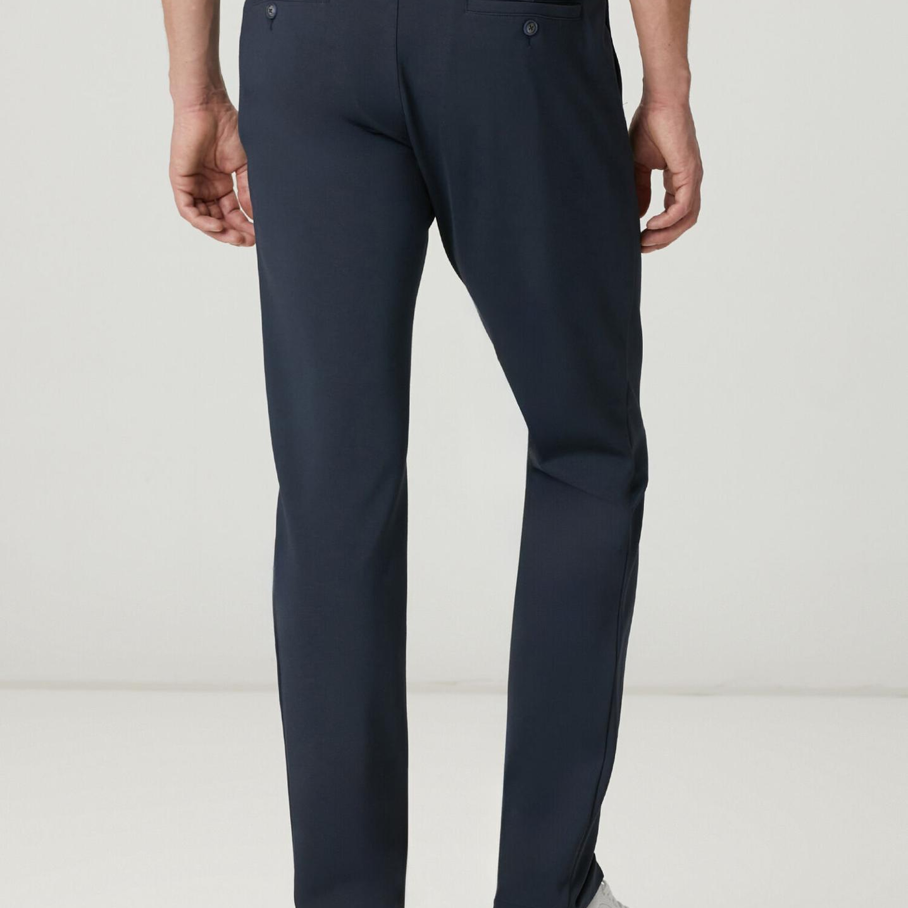 Beymen Club Erkek Lacivert Beli Kordonlu Chino Pantolon