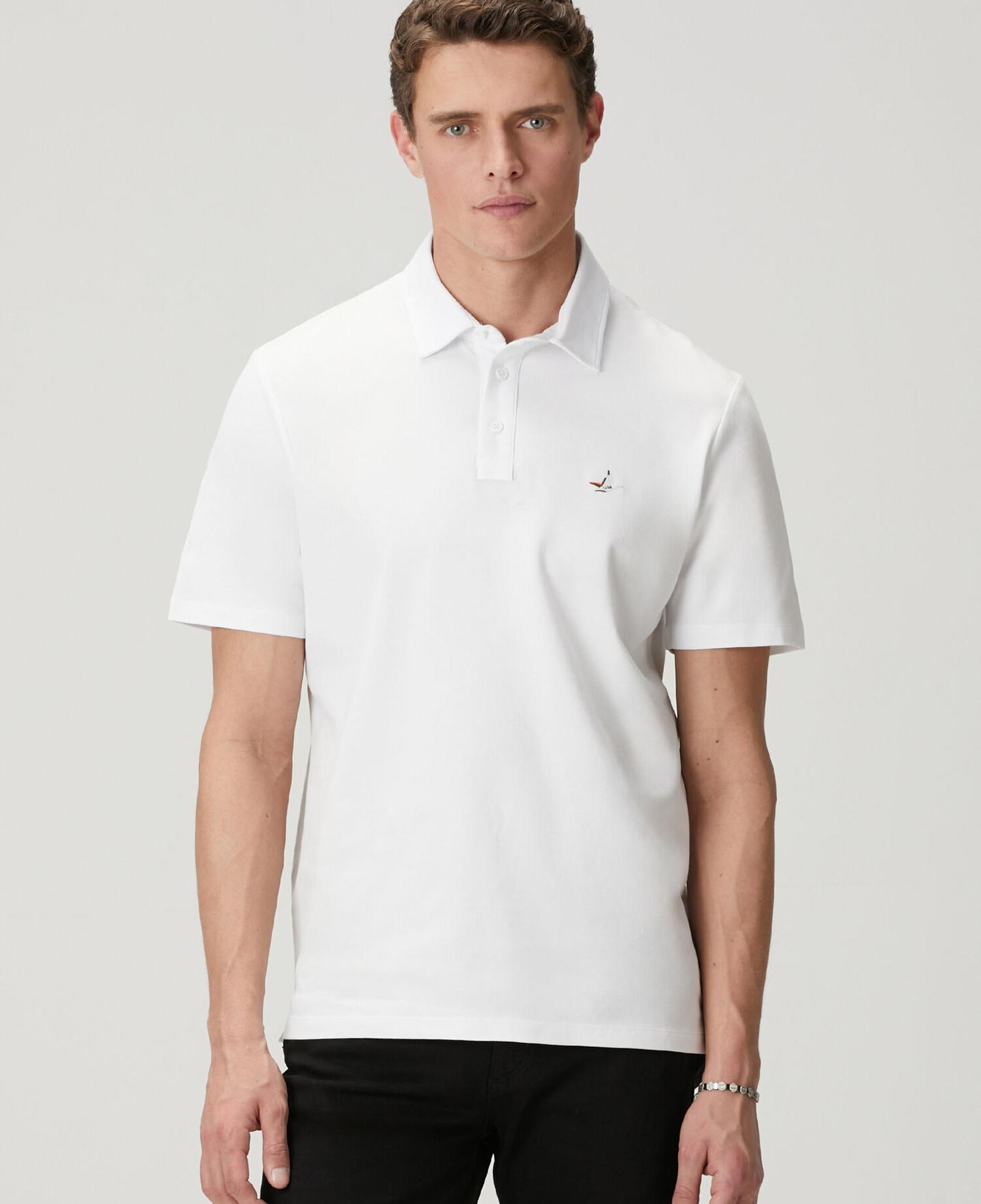 Beymen Club Erkek Comfort Fit Beyaz Polo Yaka T-shirt