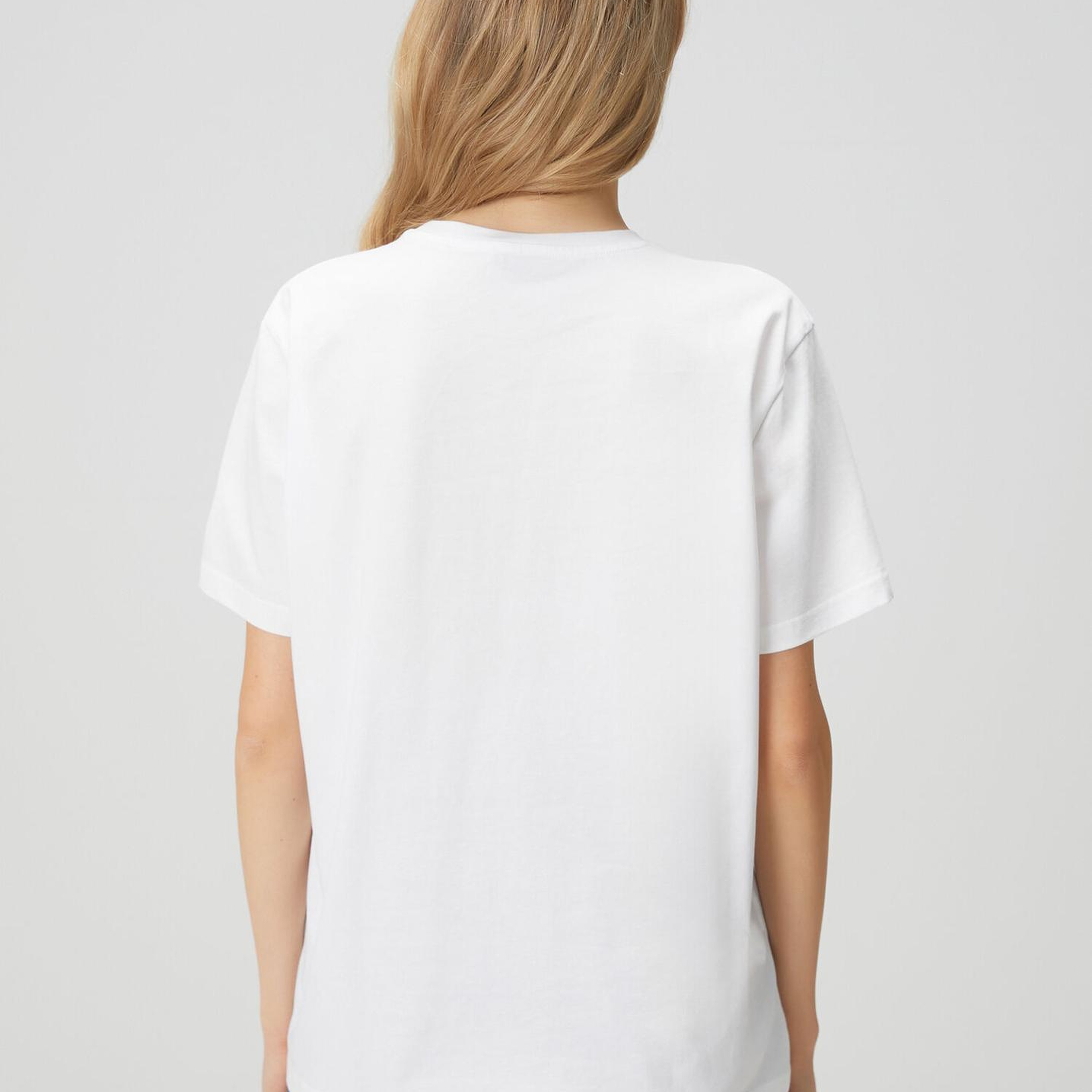 Beymen Club Kadın Kırık Beyaz Sarı Logolu T-shirt