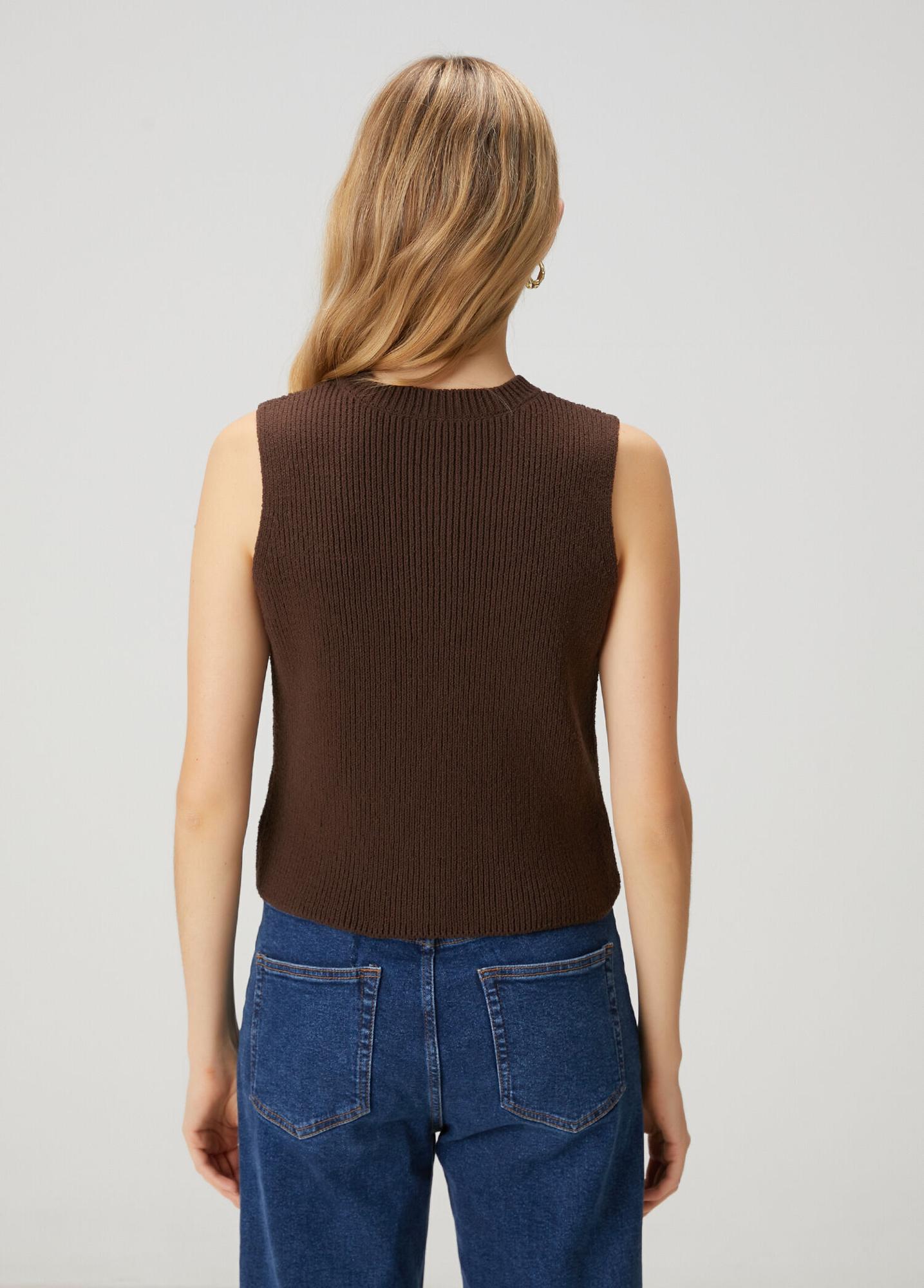 Beymen Club Kadın Kahverengi Triko Yelek