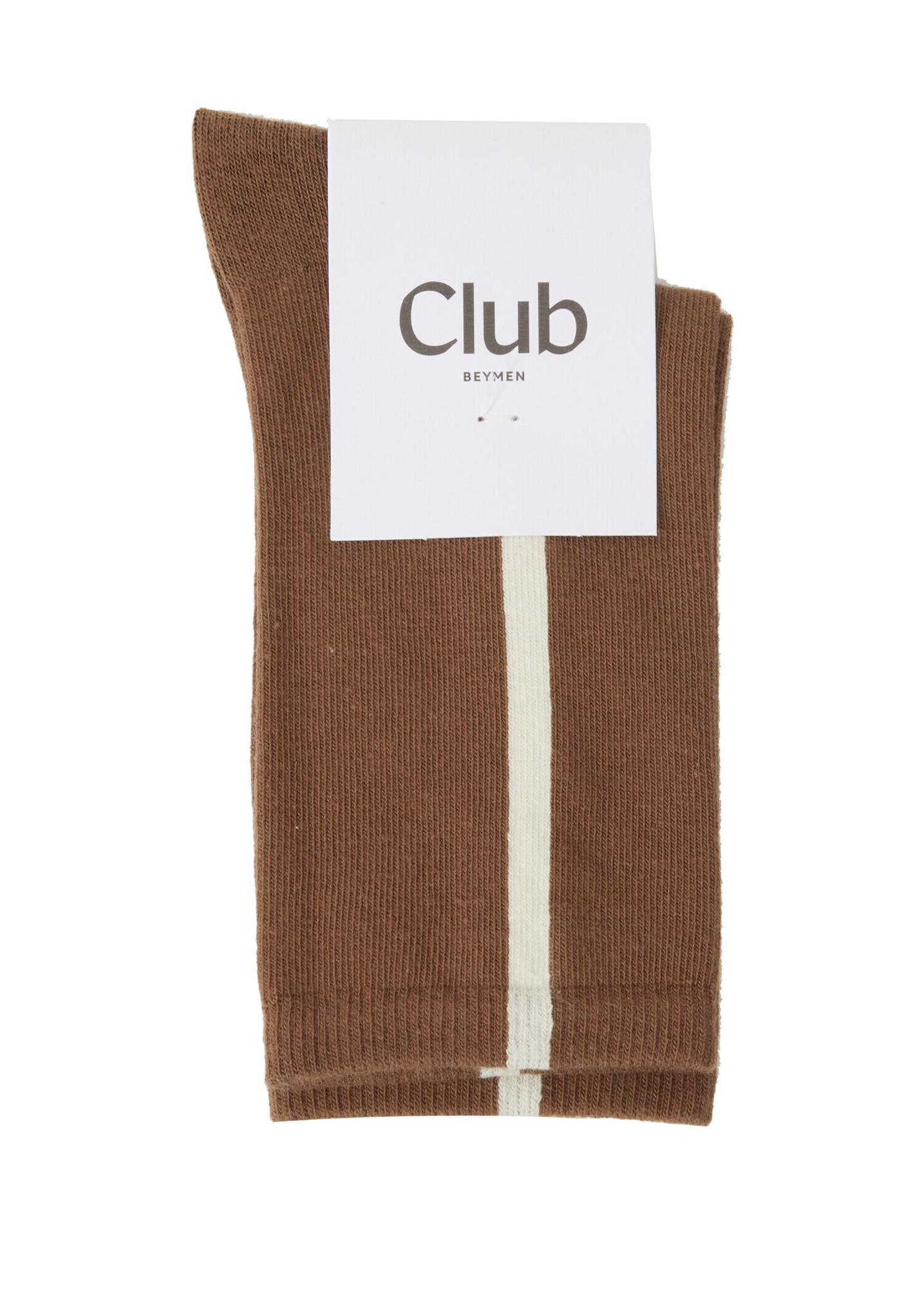 Beymen Club Kadın Kahverengi Çizgili Çorap