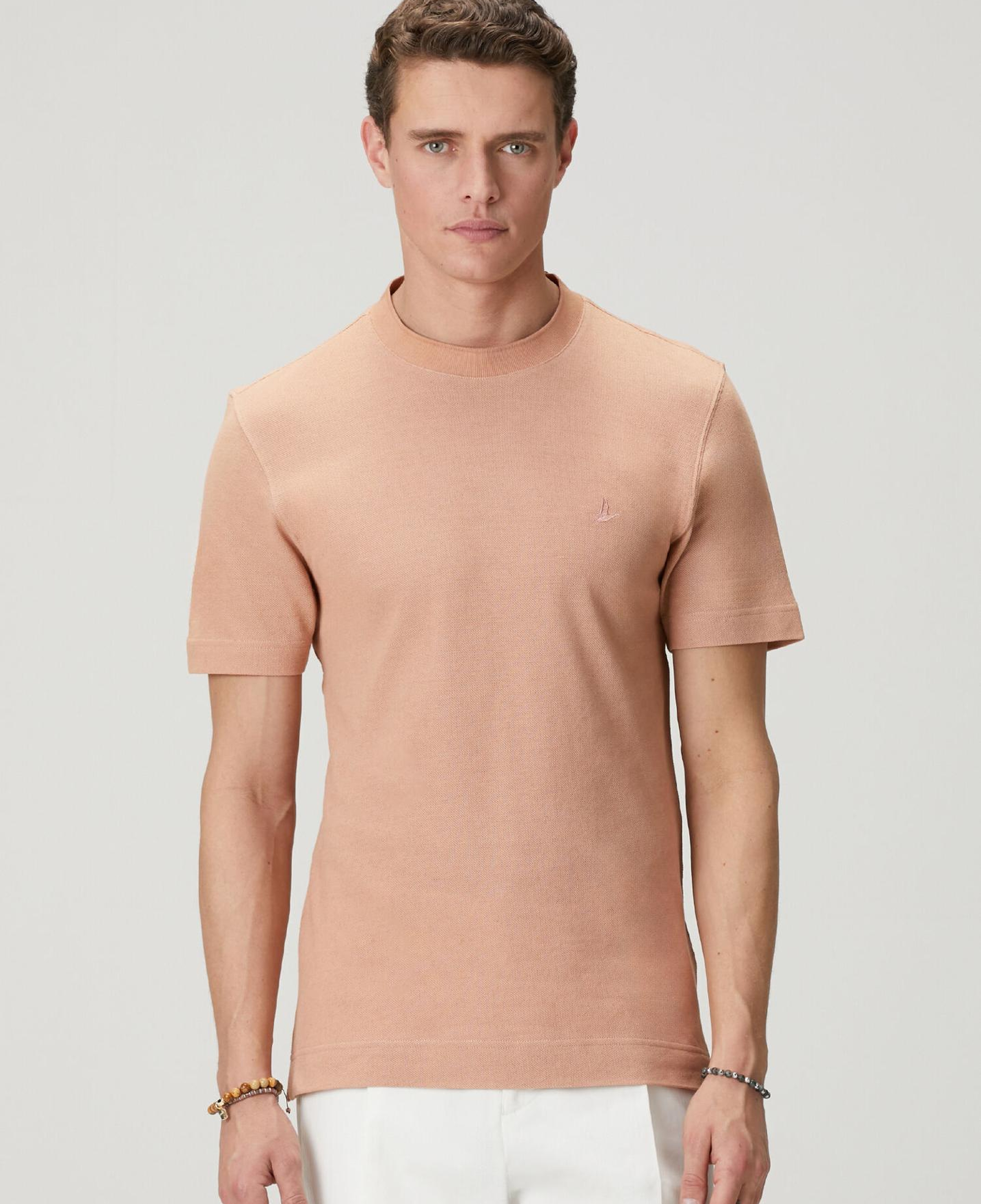 Beymen Club Erkek Ten Relax Fit Pamuk Keten T-shirt