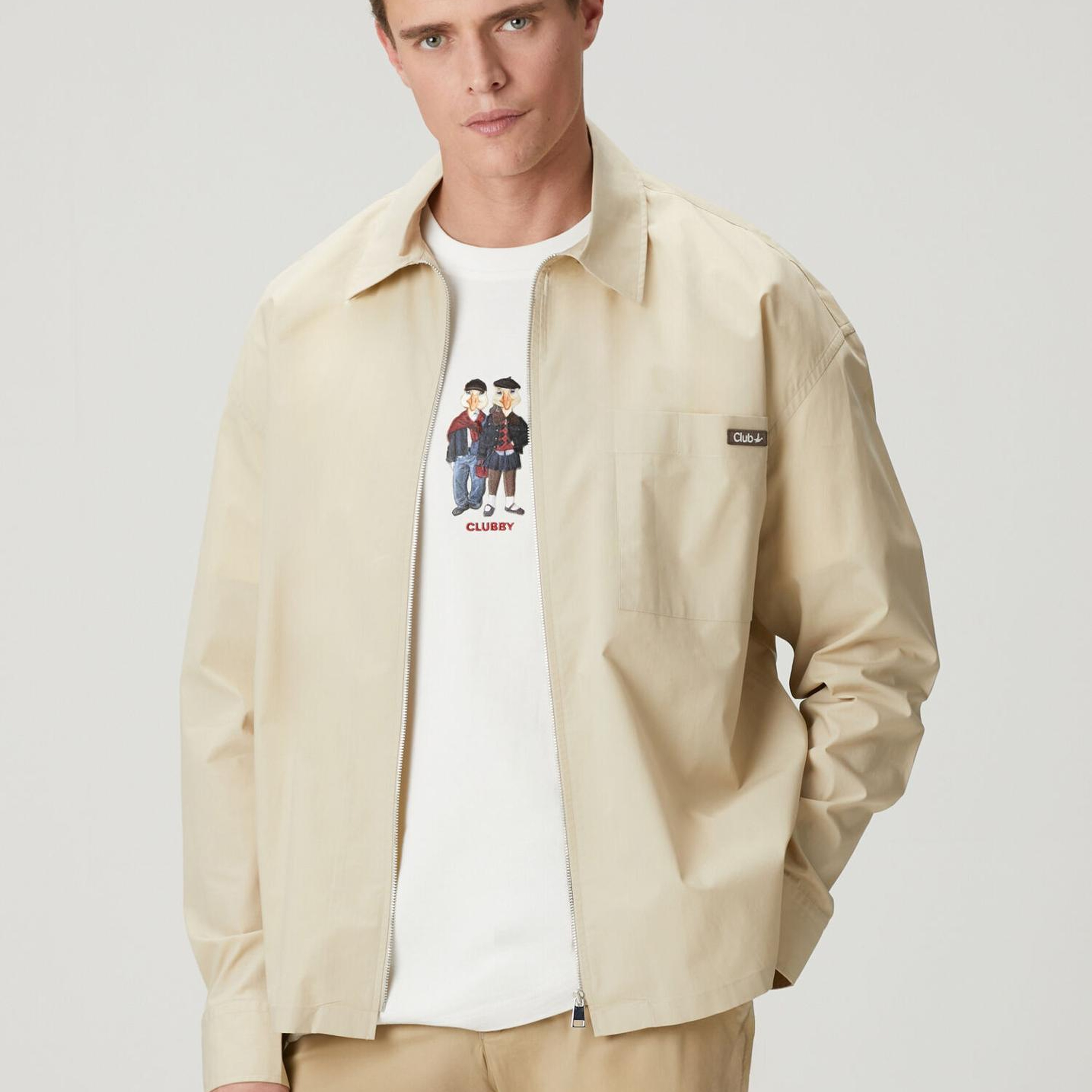 Beymen Club Erkek Deve Tüyü Oversized Dış Gömlek