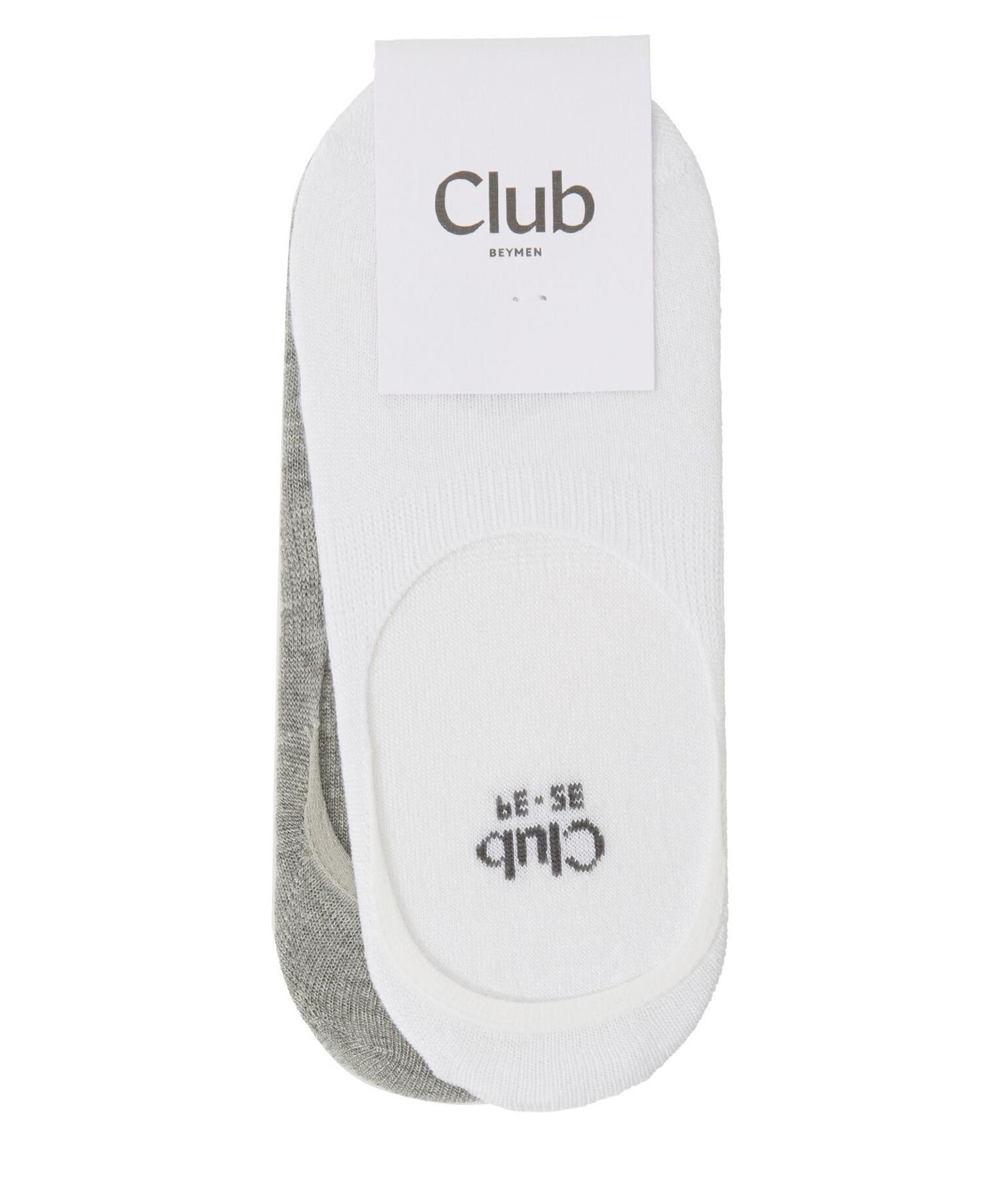 Beymen Club Kadın Beyaz Gri Bambu Çorap Seti