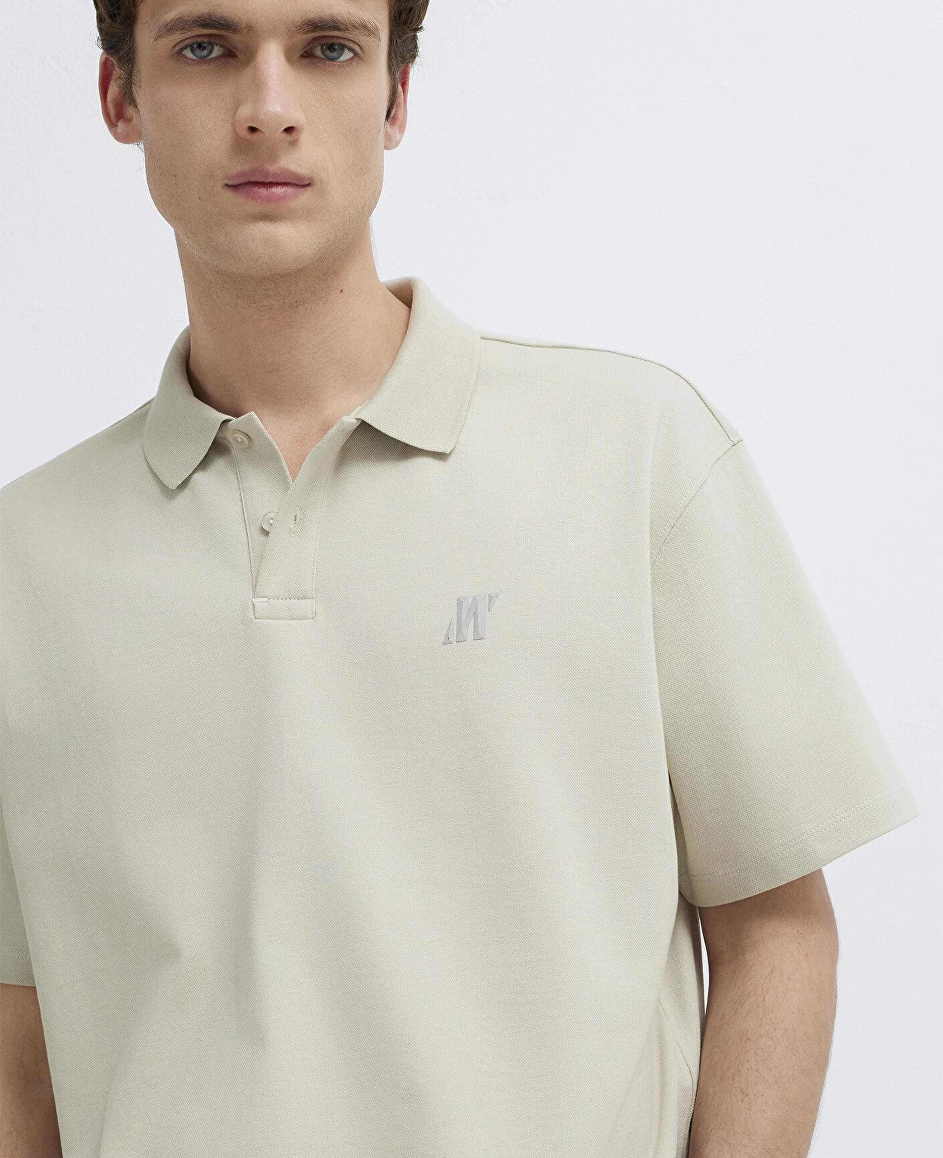 Mavi Mavi Pro Bej Polo Tişört Loose Fit / Bol Rahat Kesim 0613433-70144