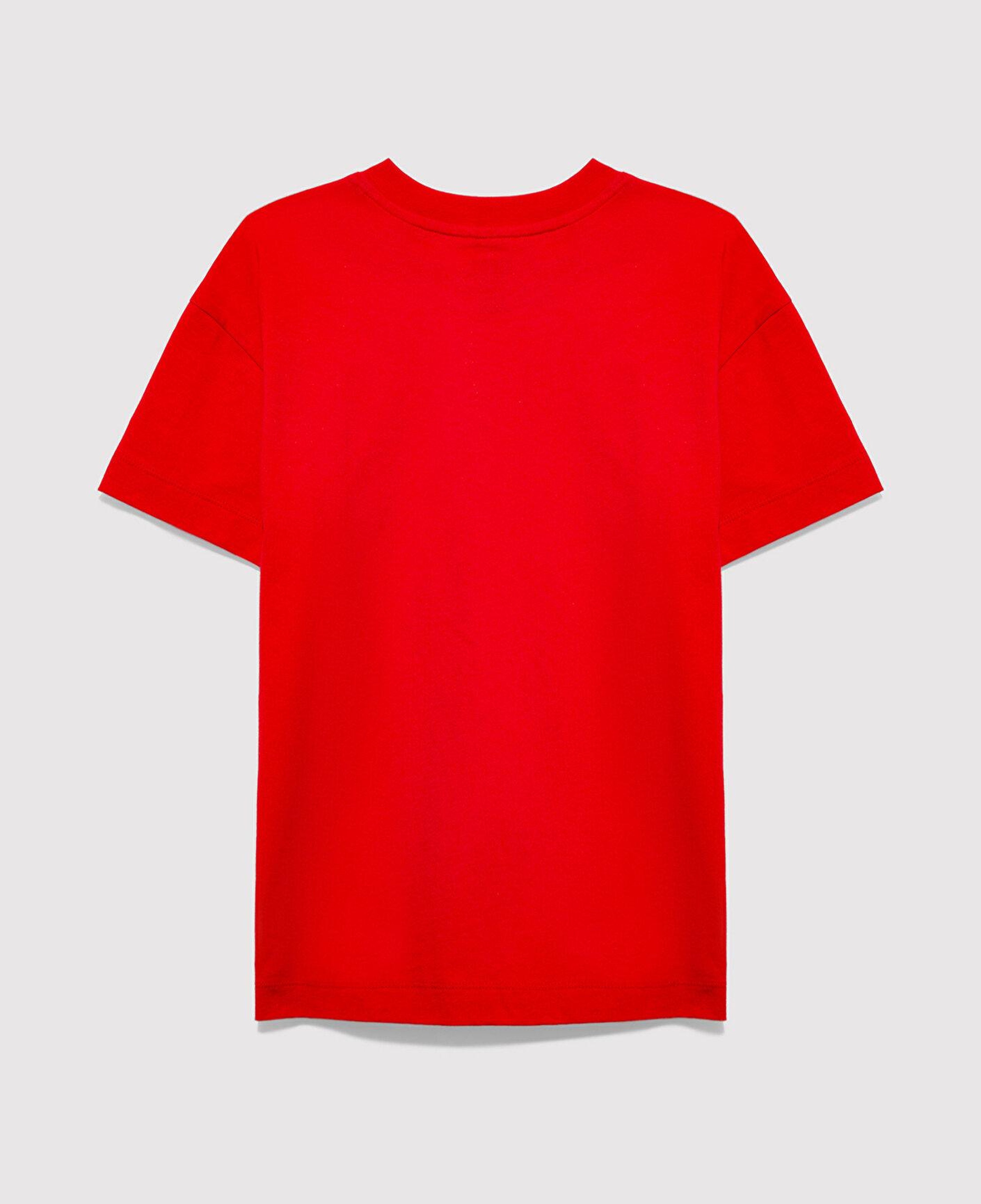 Mavi Kırmızı Tişört Loose Fit / Bol Rahat Kesim 7610491-82054