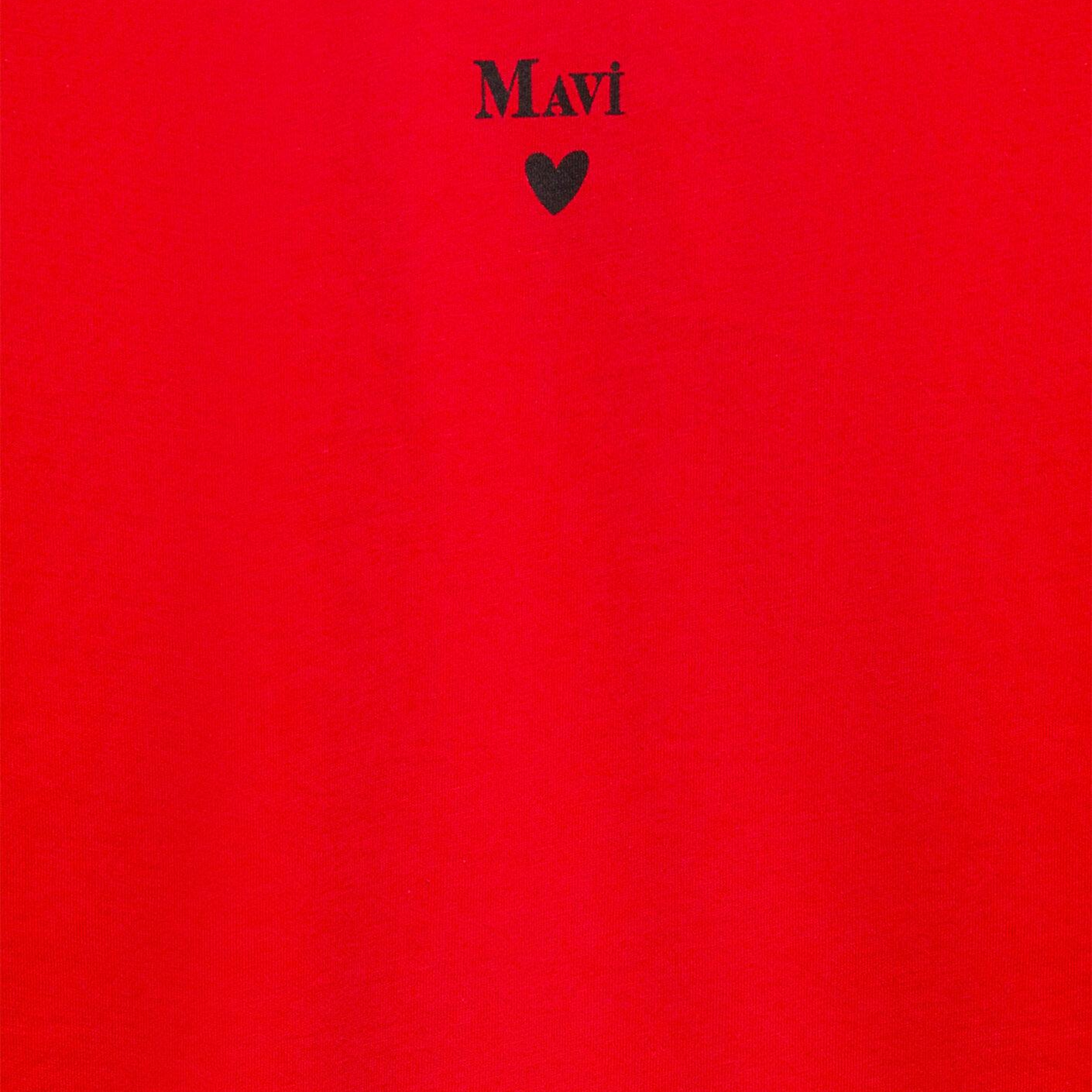 Mavi Kırmızı Tişört Loose Fit / Bol Rahat Kesim 7610491-82054