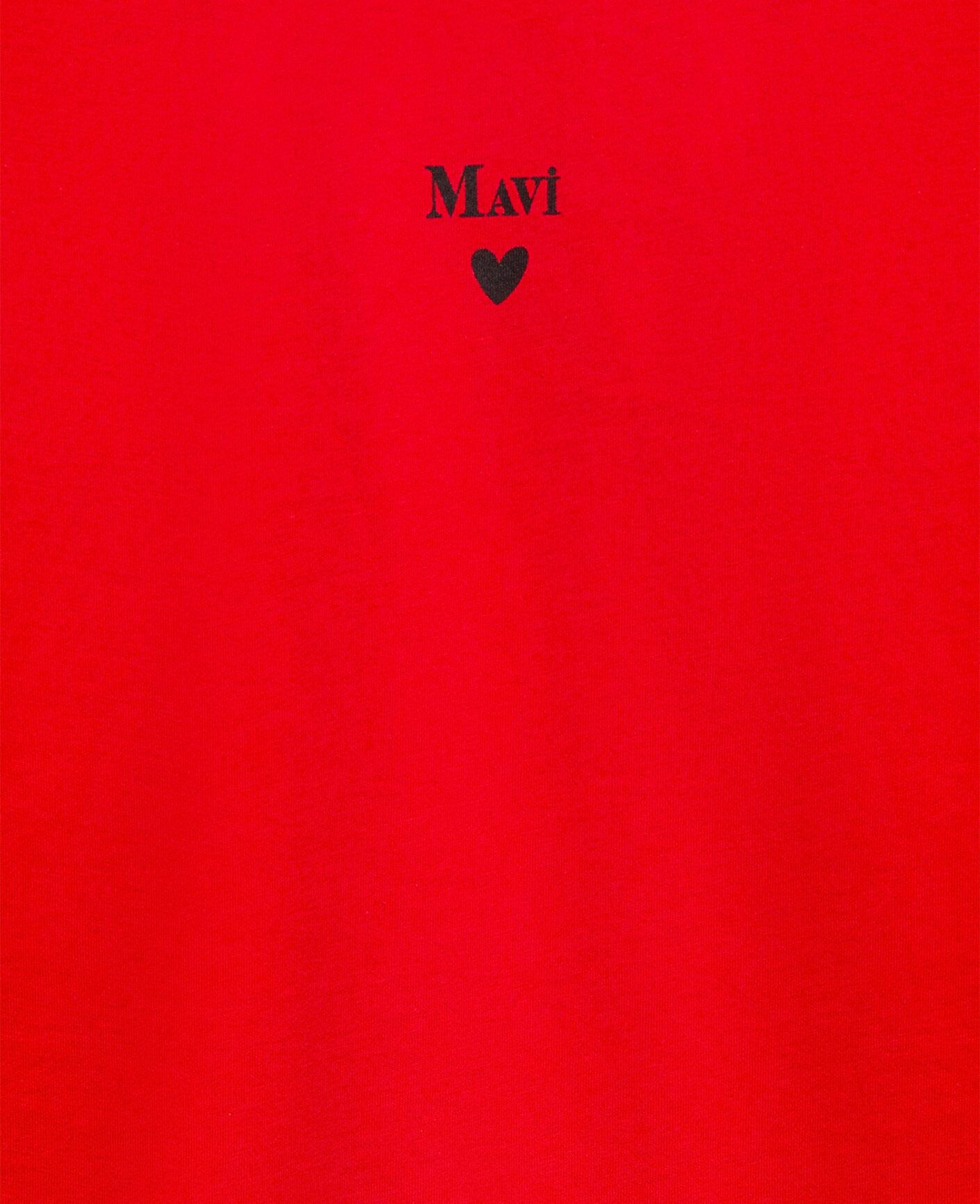 Mavi Kırmızı Tişört Loose Fit / Bol Rahat Kesim 7610491-82054
