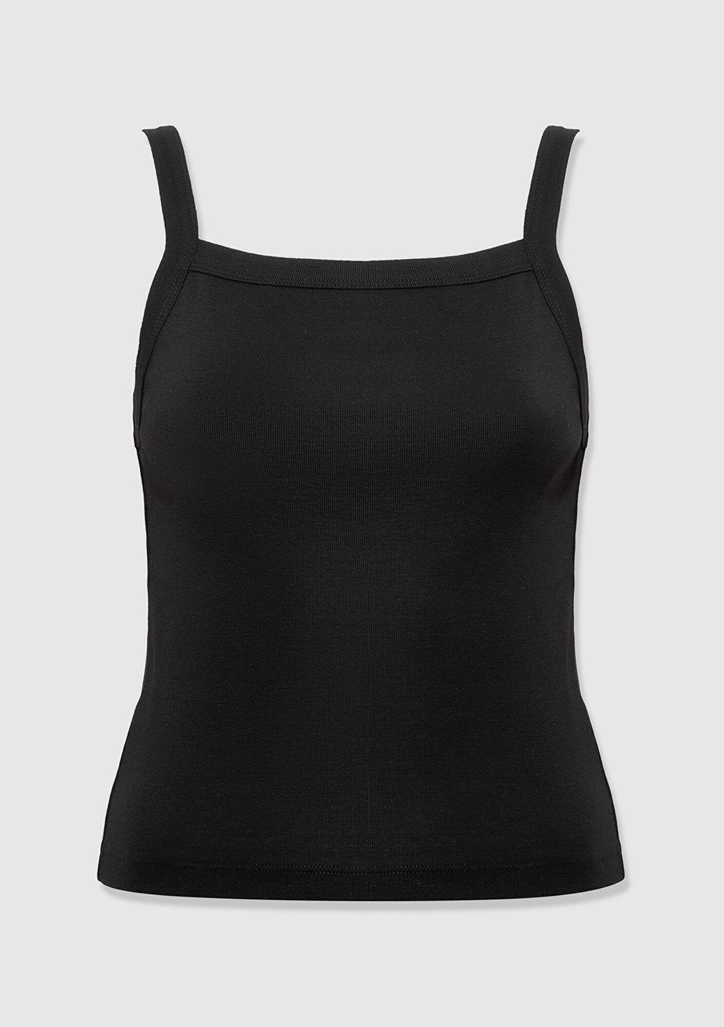 Mavi Siyah Atlet Crop / Kısa Kesim 1613892-900