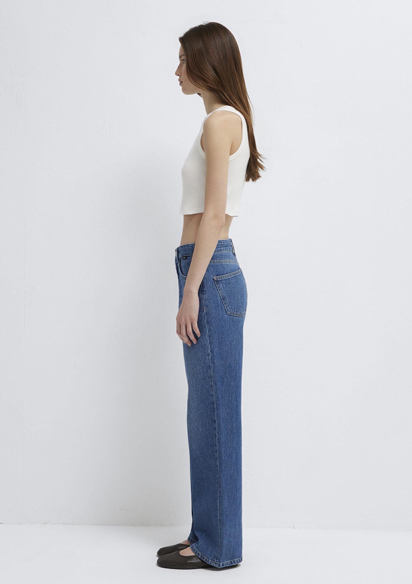 Mavi Ekru Crop Atlet Crop / Kısa Kesim 1613810-70057