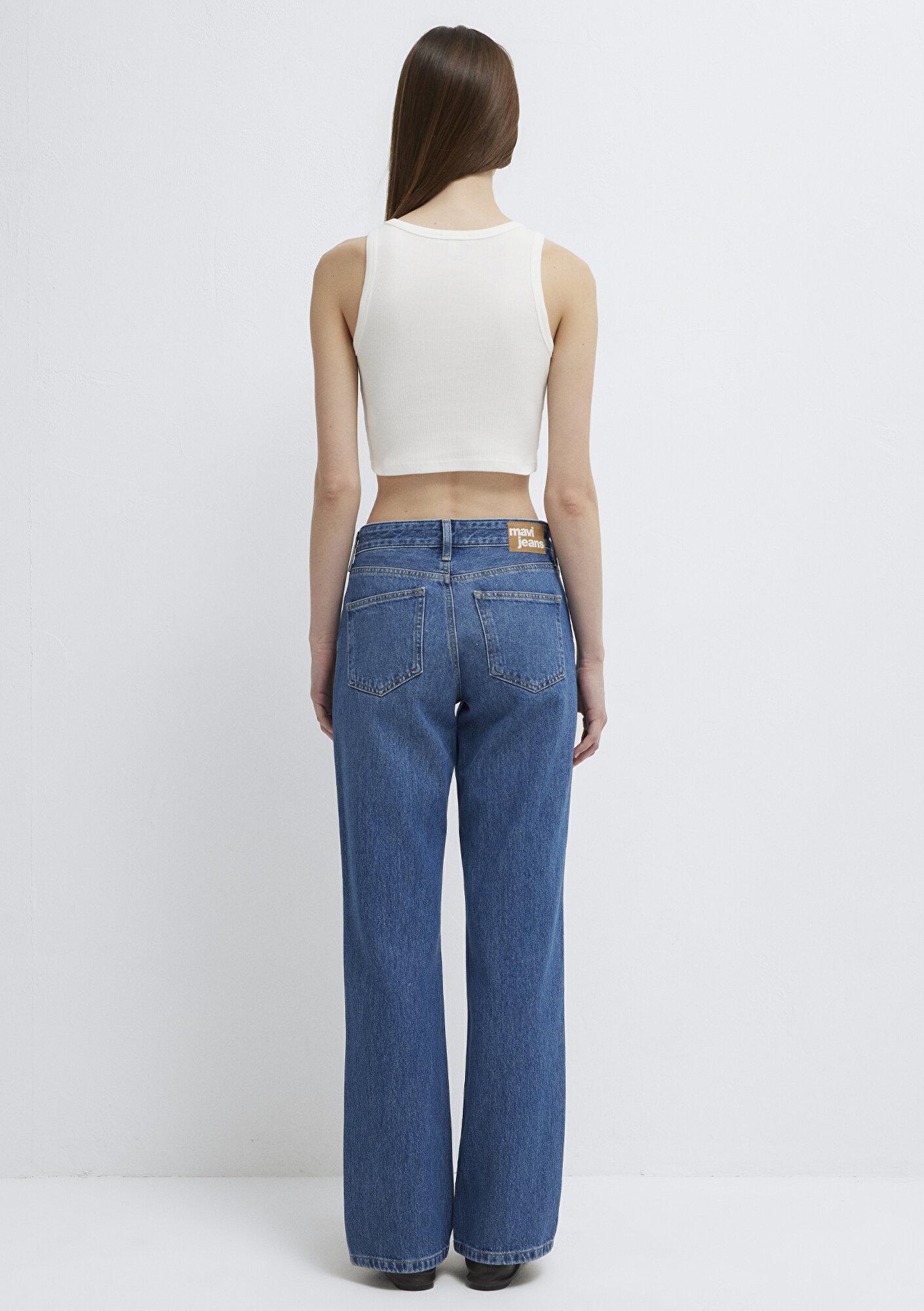 Mavi Ekru Crop Atlet Crop / Kısa Kesim 1613810-70057