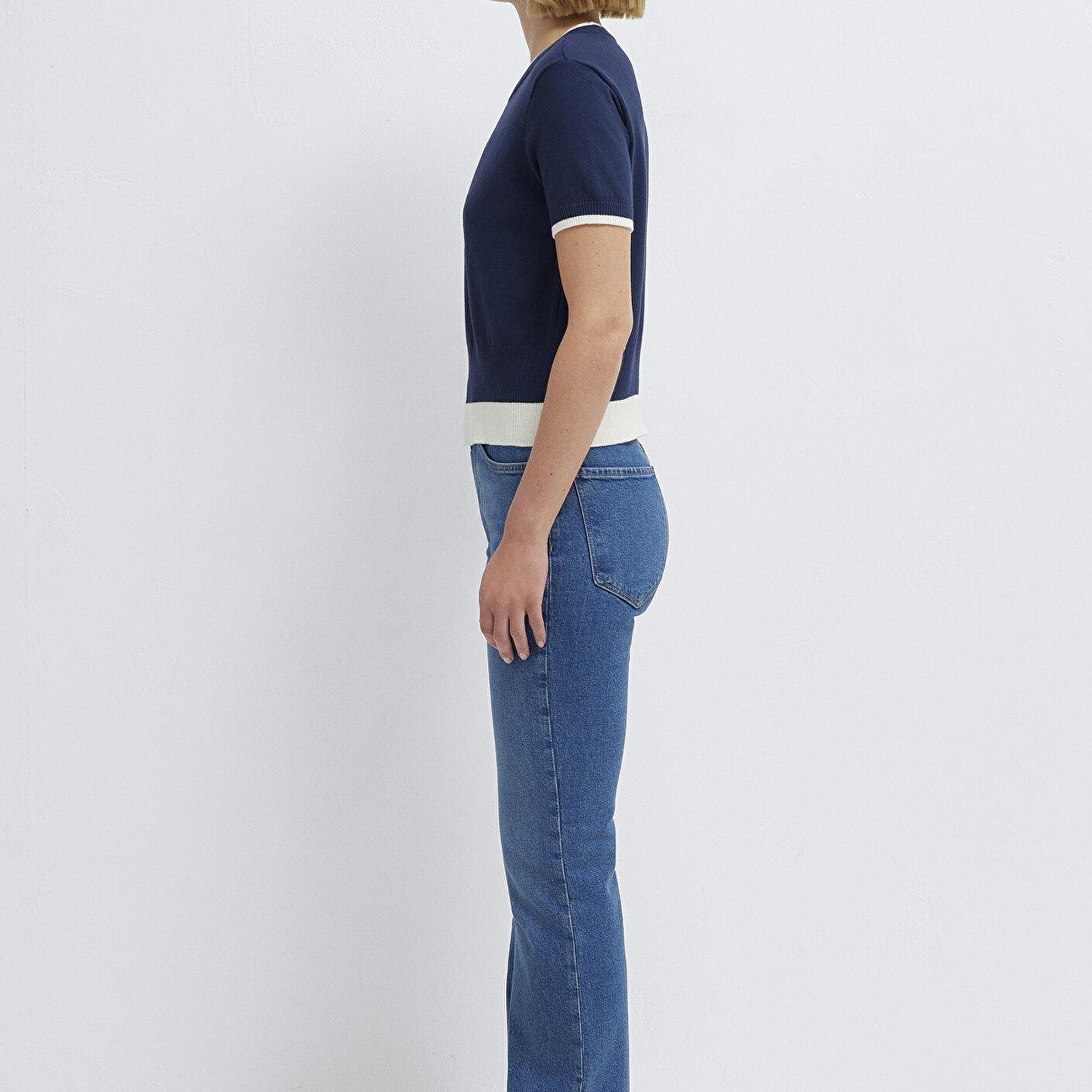 Mavi Yün Karışımlı Lacivert Triko Slim Fit / Dar Kesim 1710847-70497