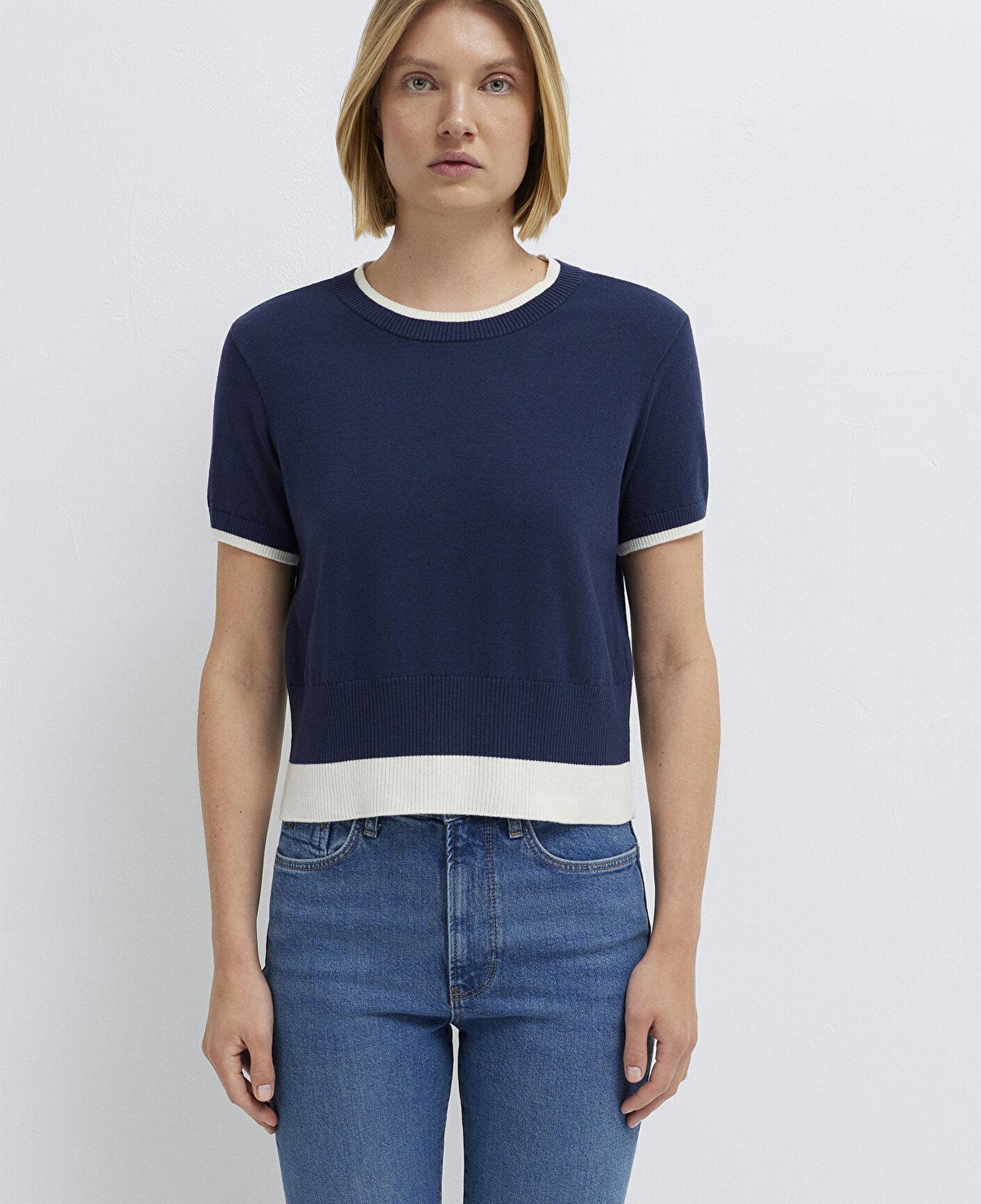 Mavi Yün Karışımlı Lacivert Triko Slim Fit / Dar Kesim 1710847-70497