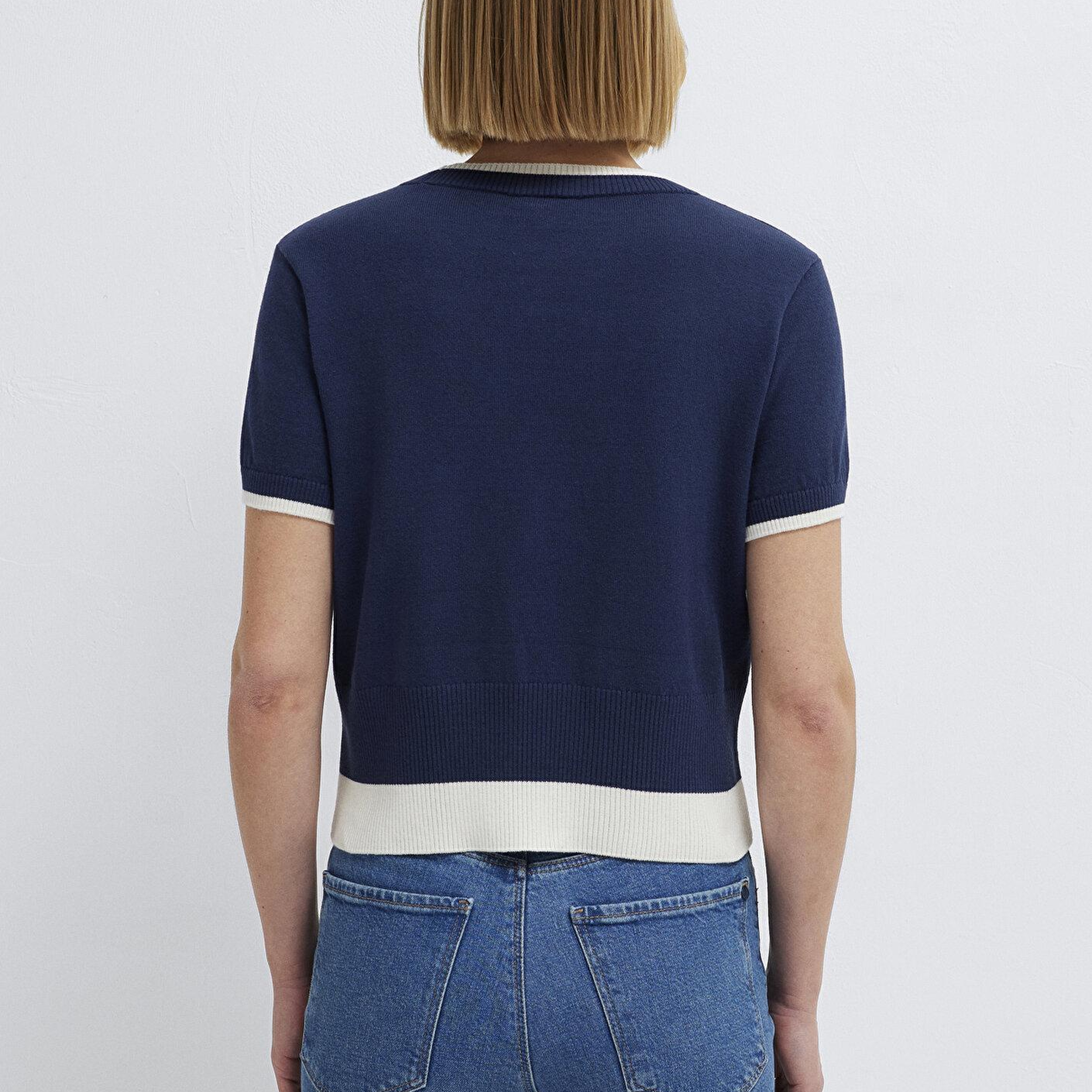 Mavi Yün Karışımlı Lacivert Triko Slim Fit / Dar Kesim 1710847-70497