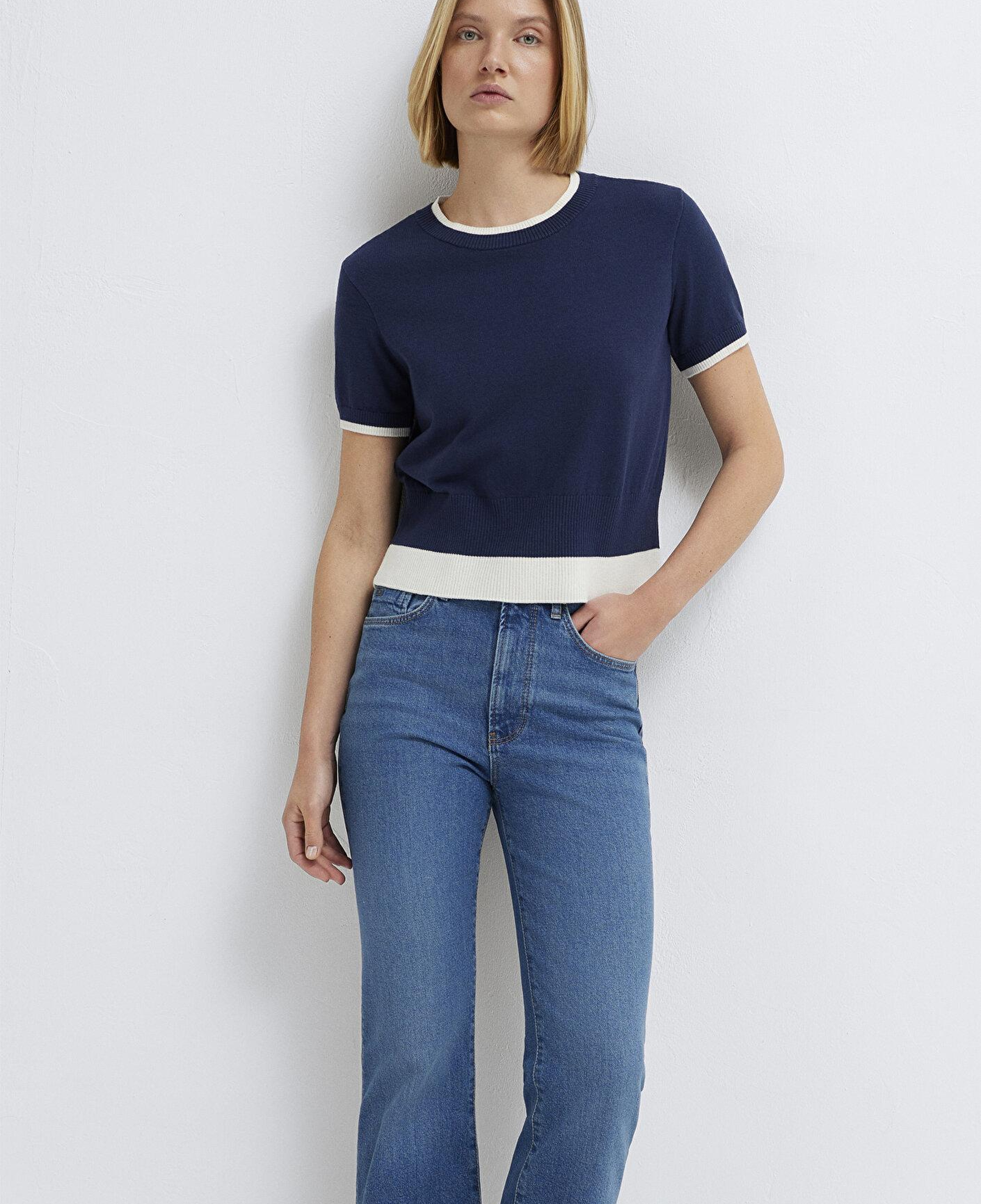 Mavi Yün Karışımlı Lacivert Triko Slim Fit / Dar Kesim 1710847-70497
