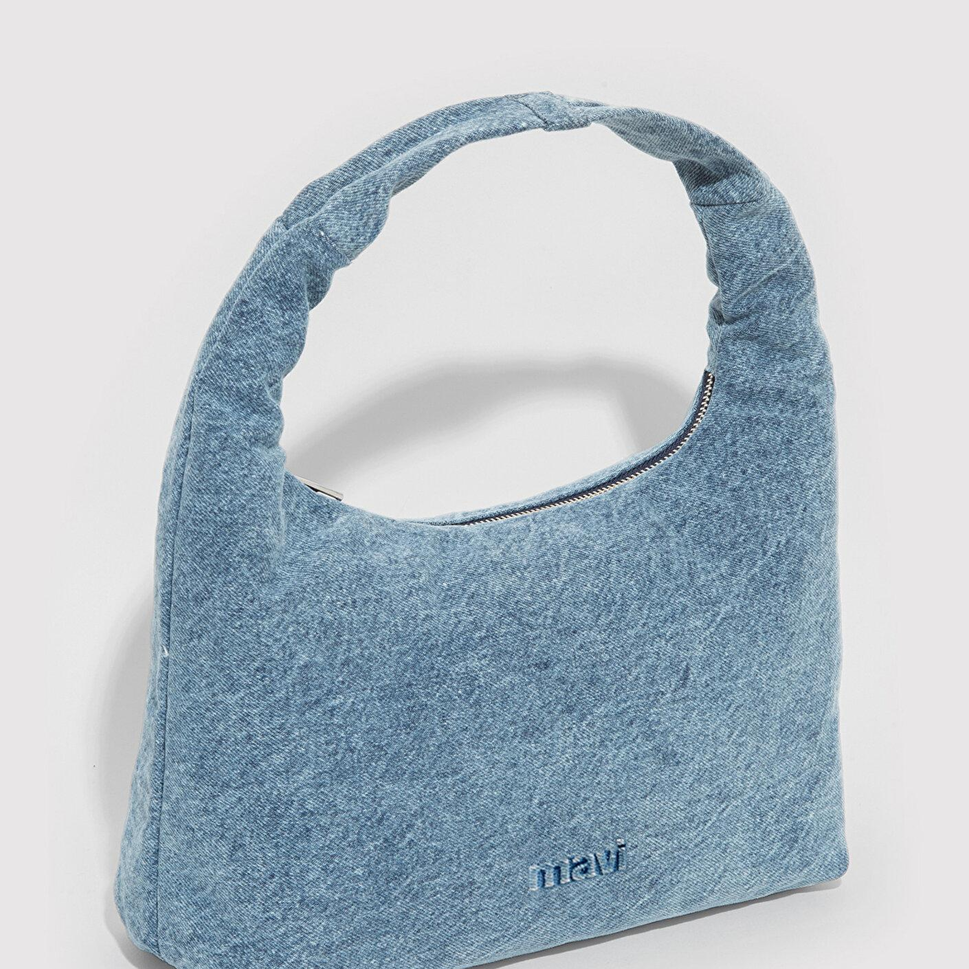 Mavi Mavi Logo Detaylı Denim Omuz Çantası 1912061-22189