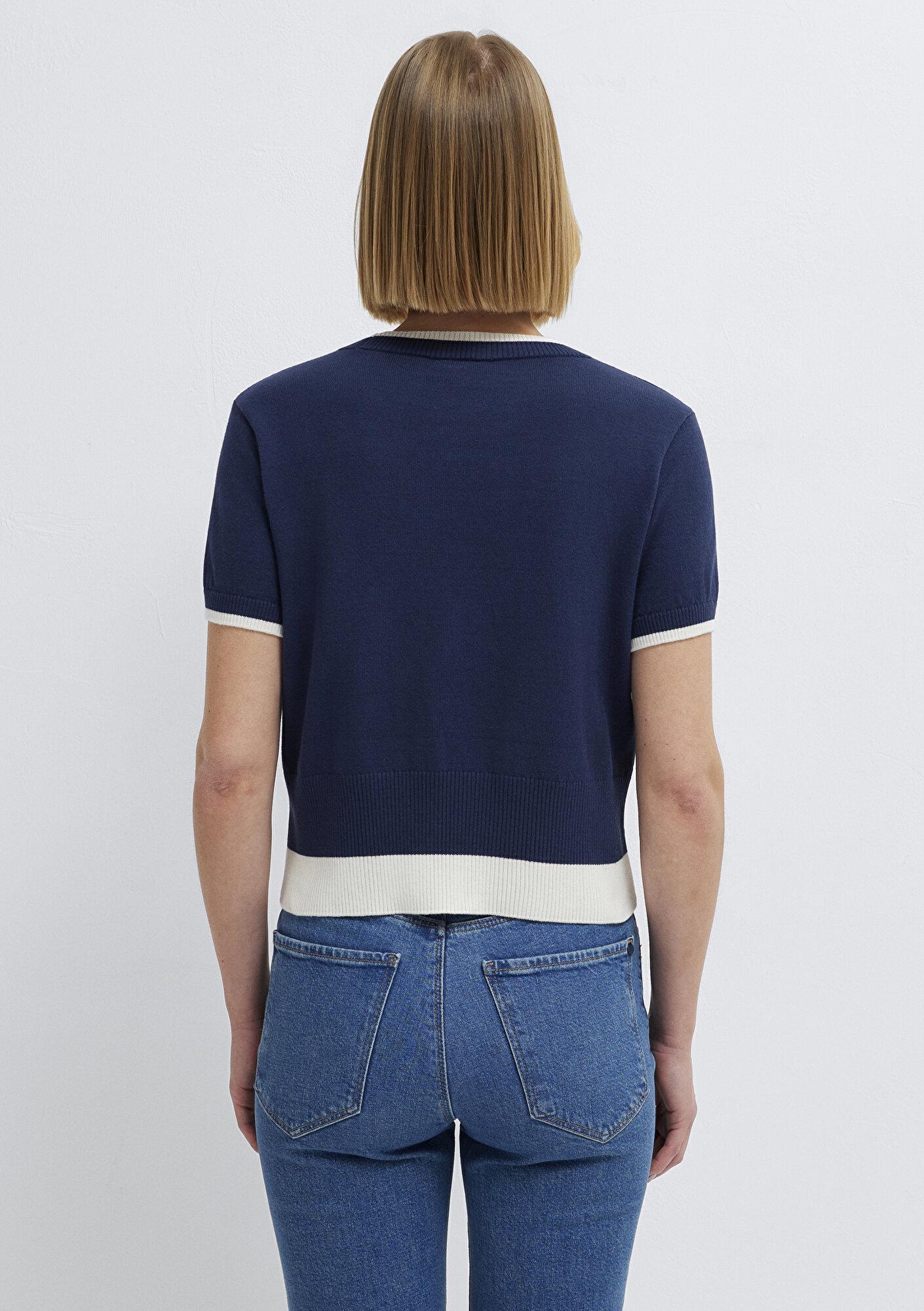 Mavi Yün Karışımlı Lacivert Triko Slim Fit / Dar Kesim 1710847-70497