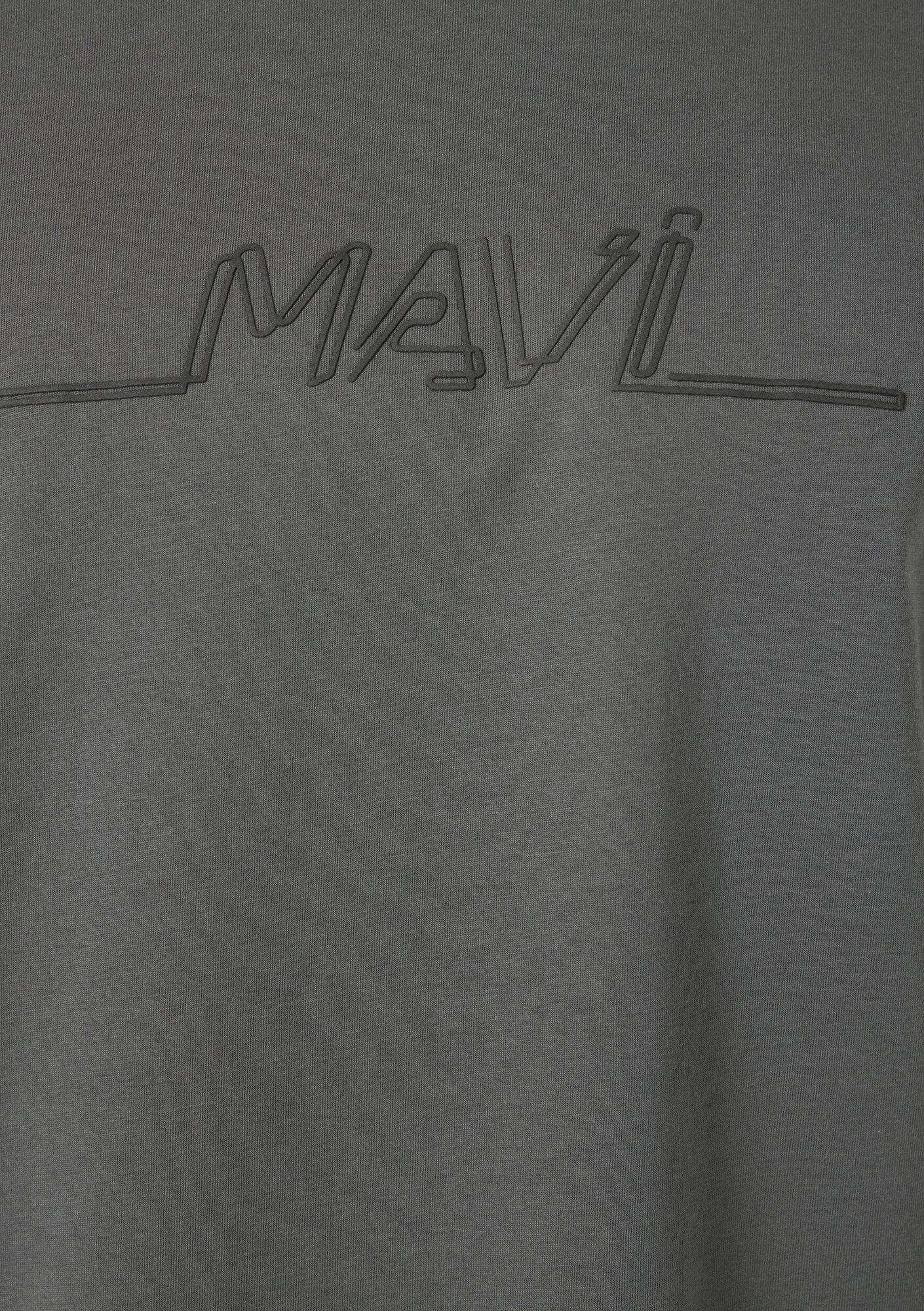 Mavi Mavi Baskılı Antrasit Tişört Loose Fit / Bol Rahat Kesim 0613128-70088